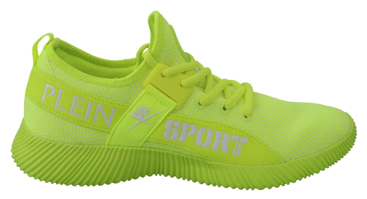 Plein Sport Électrifiez votre démarche avec les baskets jaunes Carter Sport