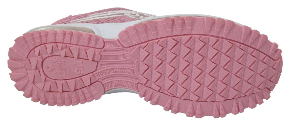 Zapatillas deportivas Plein Sport Chic de color rosa empolvado de alta calidad