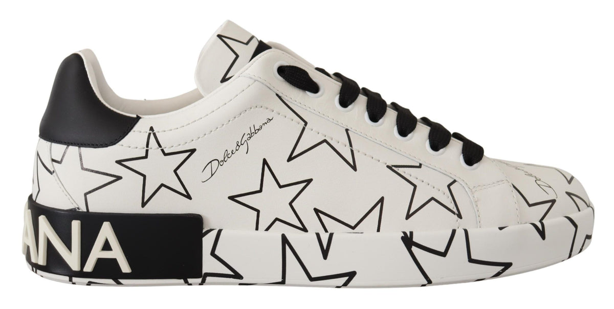 Zapatillas bajas elegantes con estampado de estrellas de Dolce &amp; Gabbana