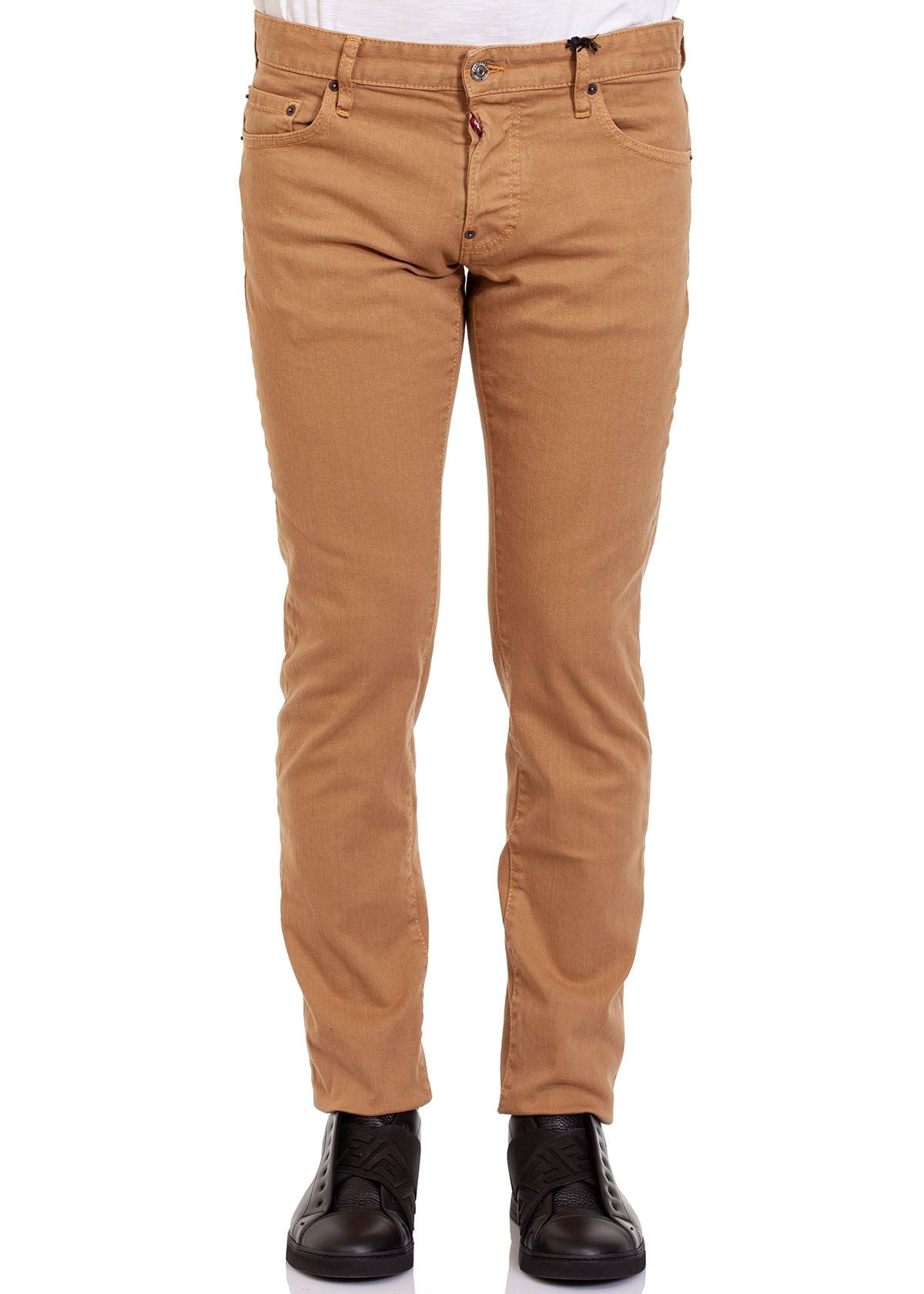 Jean marron élégant avec stretch Dsquared²