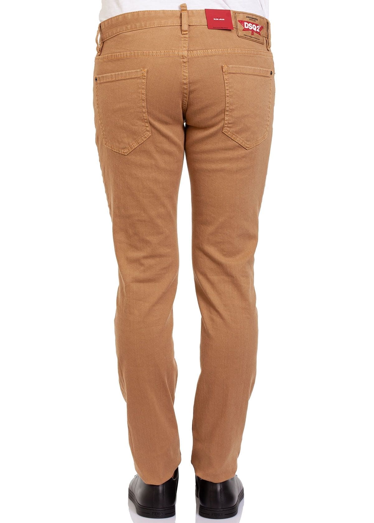 Jean marron élégant avec stretch Dsquared²