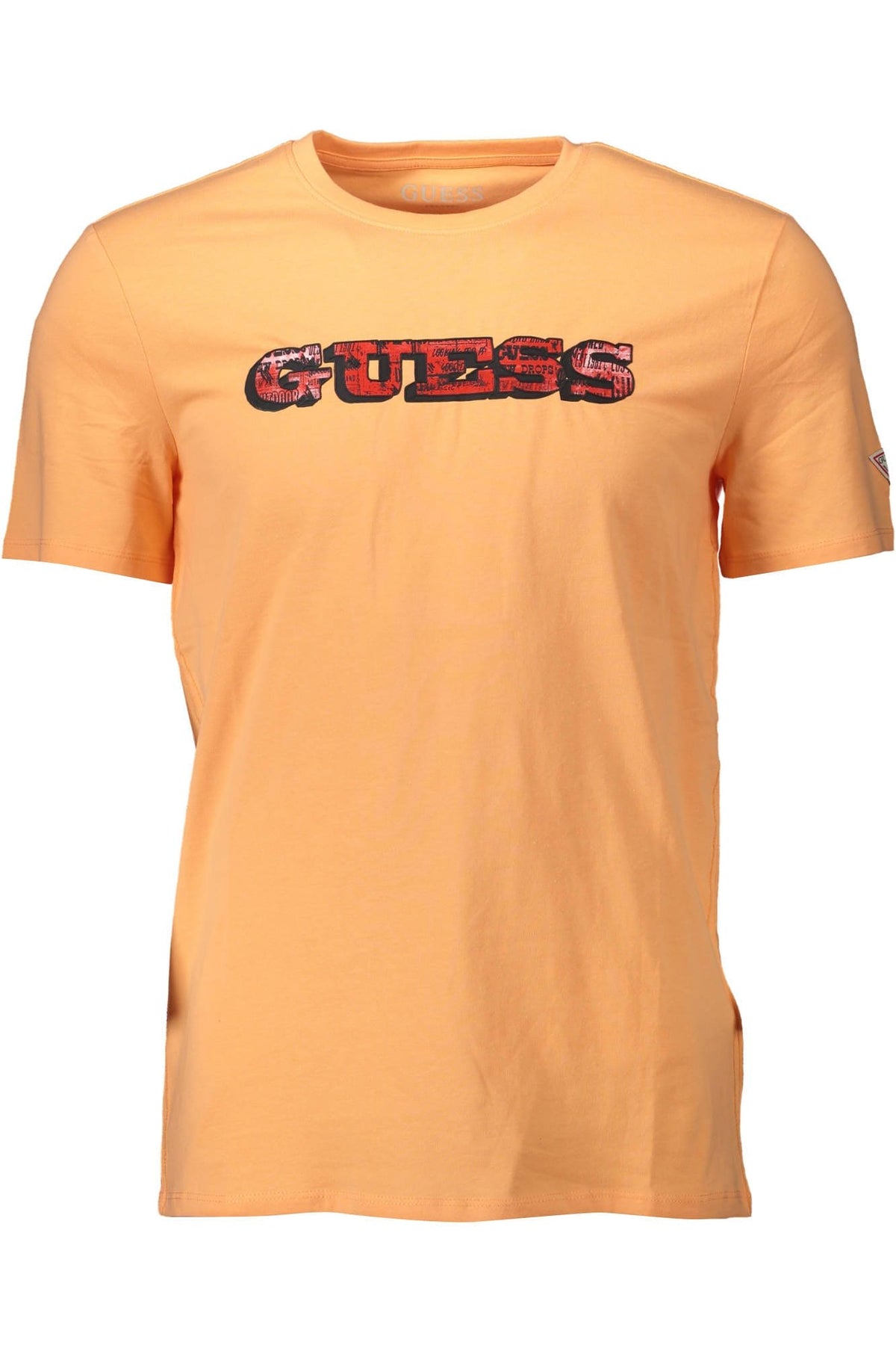 T-shirt slim à logo Guess Jeans Chic Orange