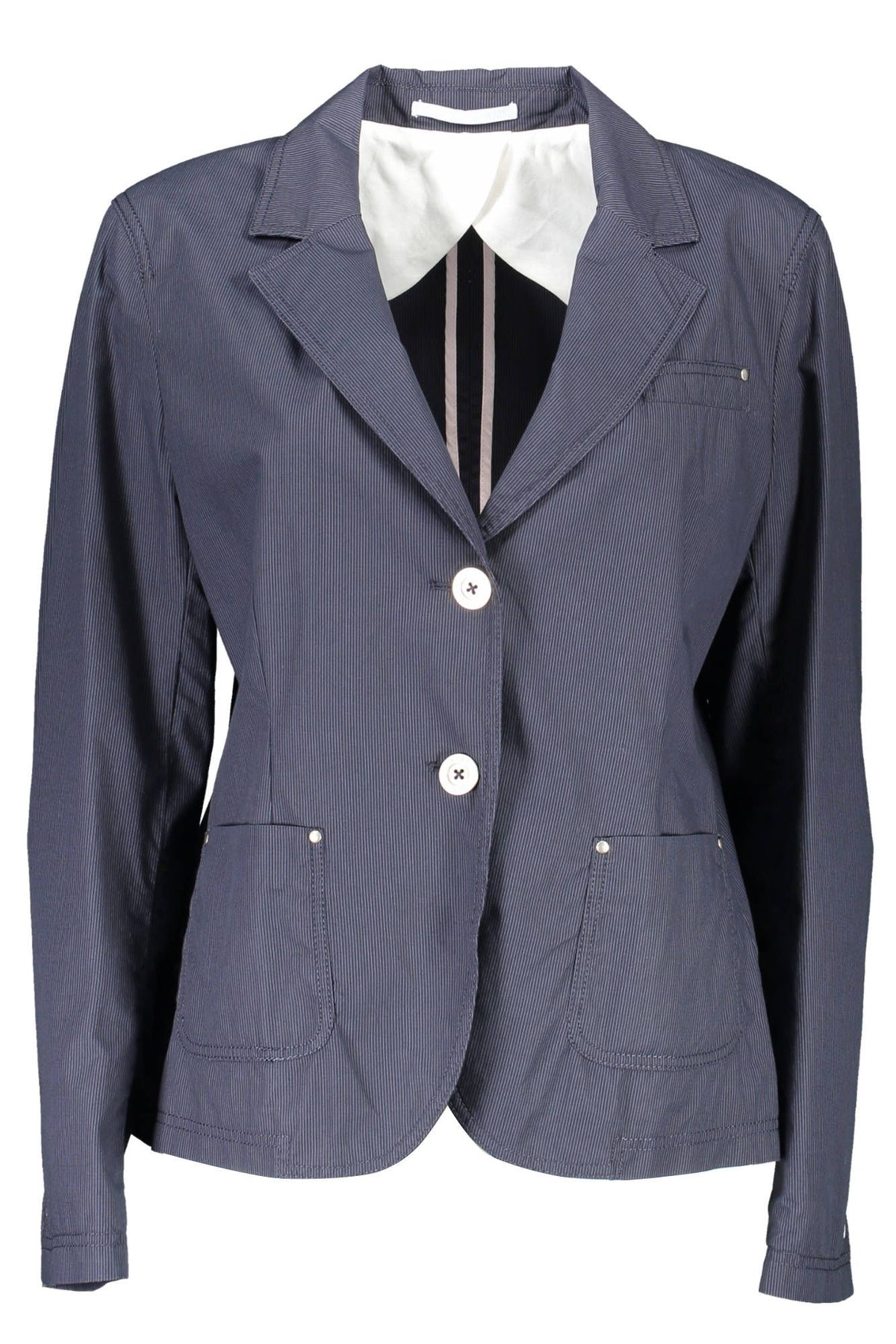 Veste en coton bleu intemporelle de Gant au charme classique