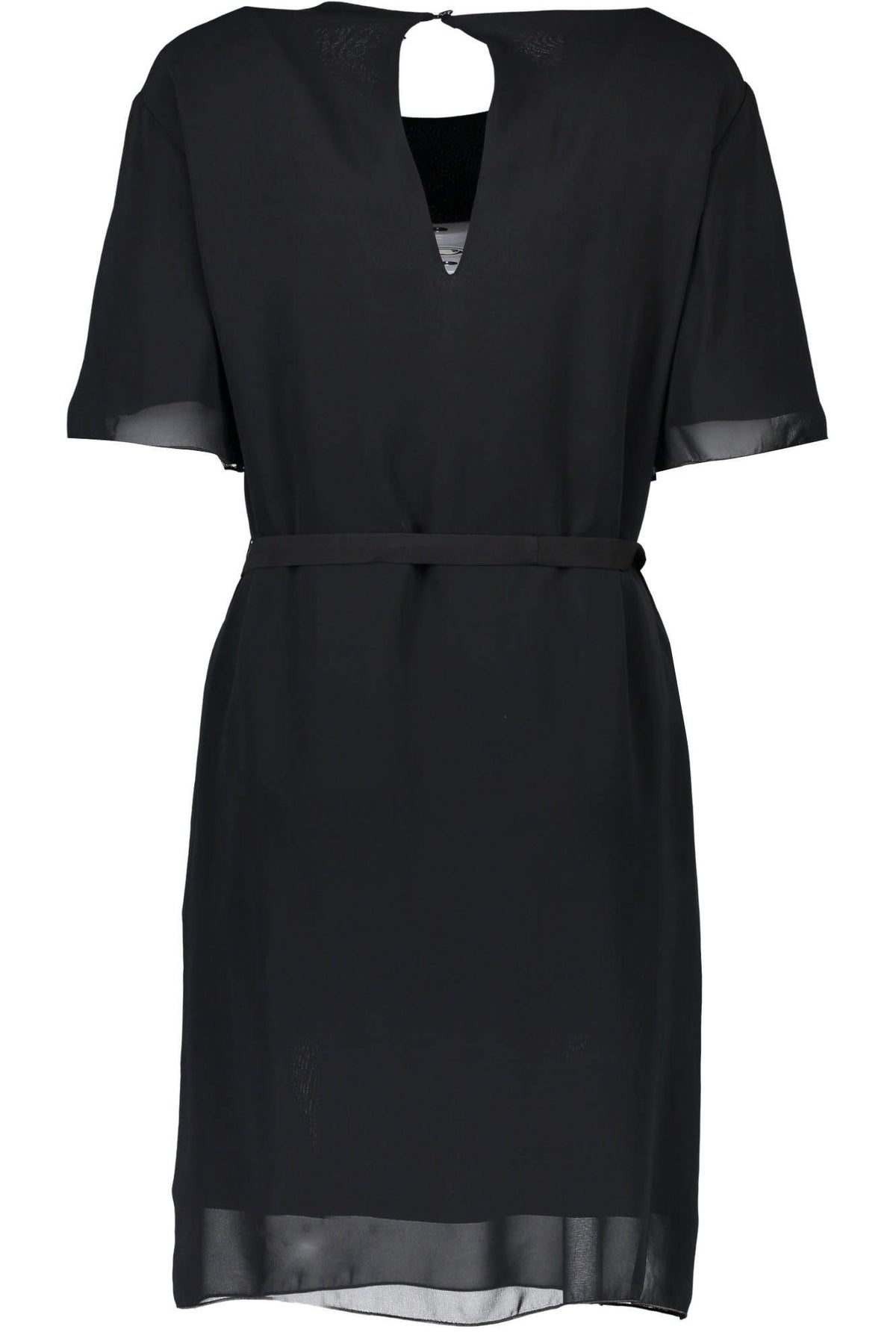 Robe courte noire chic Love Moschino avec détail logo