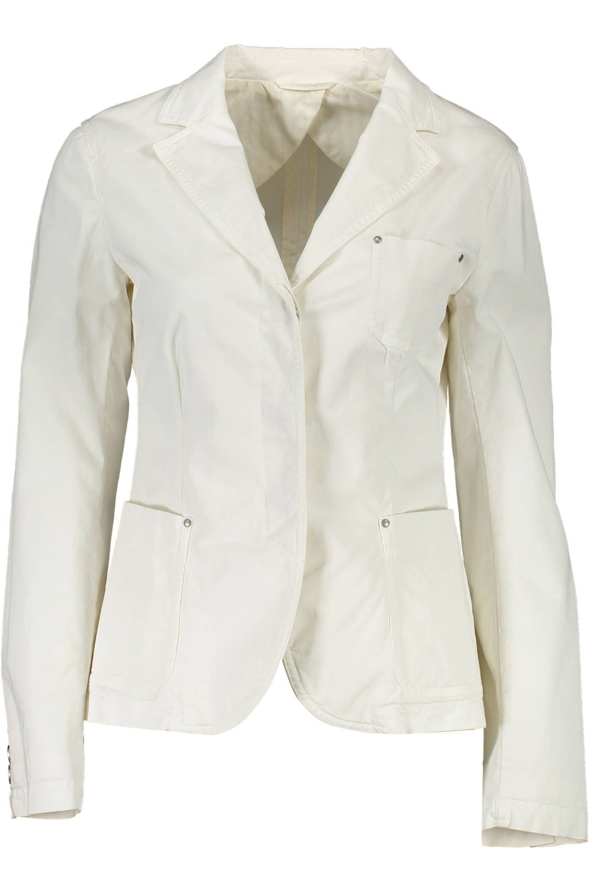 Chaqueta clásica elegante de algodón blanco de Gant