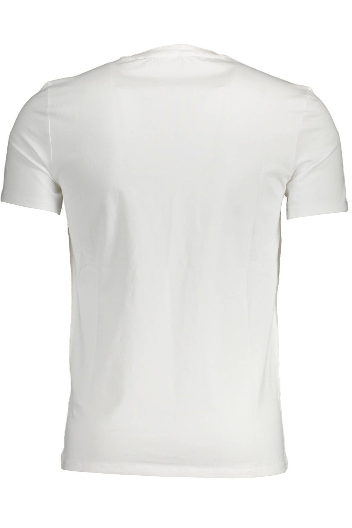 T-shirt slim à col rond blanc élégant Guess Jeans