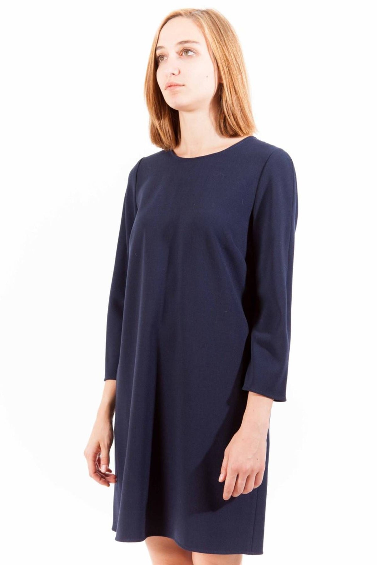 Gant Chic Quarter-Sleeve Round Neck Dress