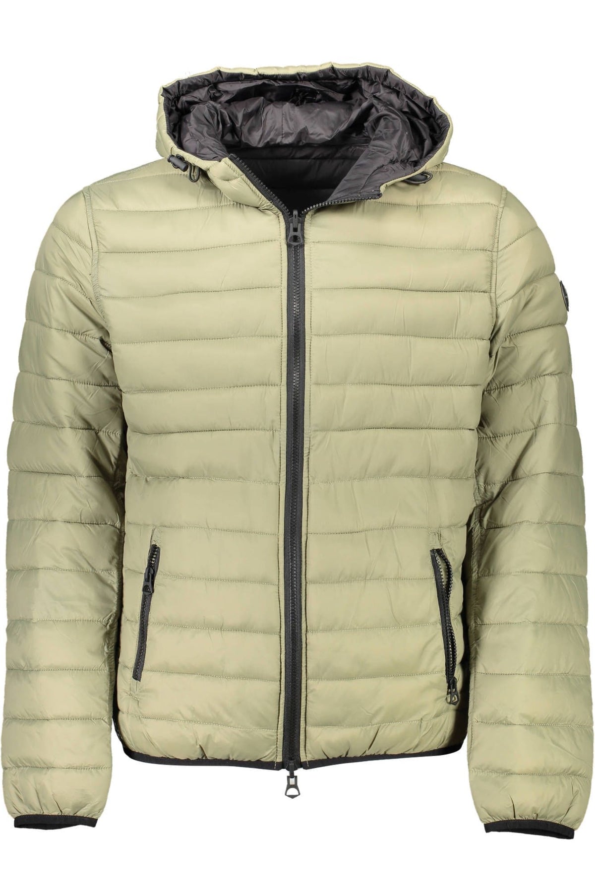 US POLO ASSN. Chaqueta reversible con capucha en verde intenso