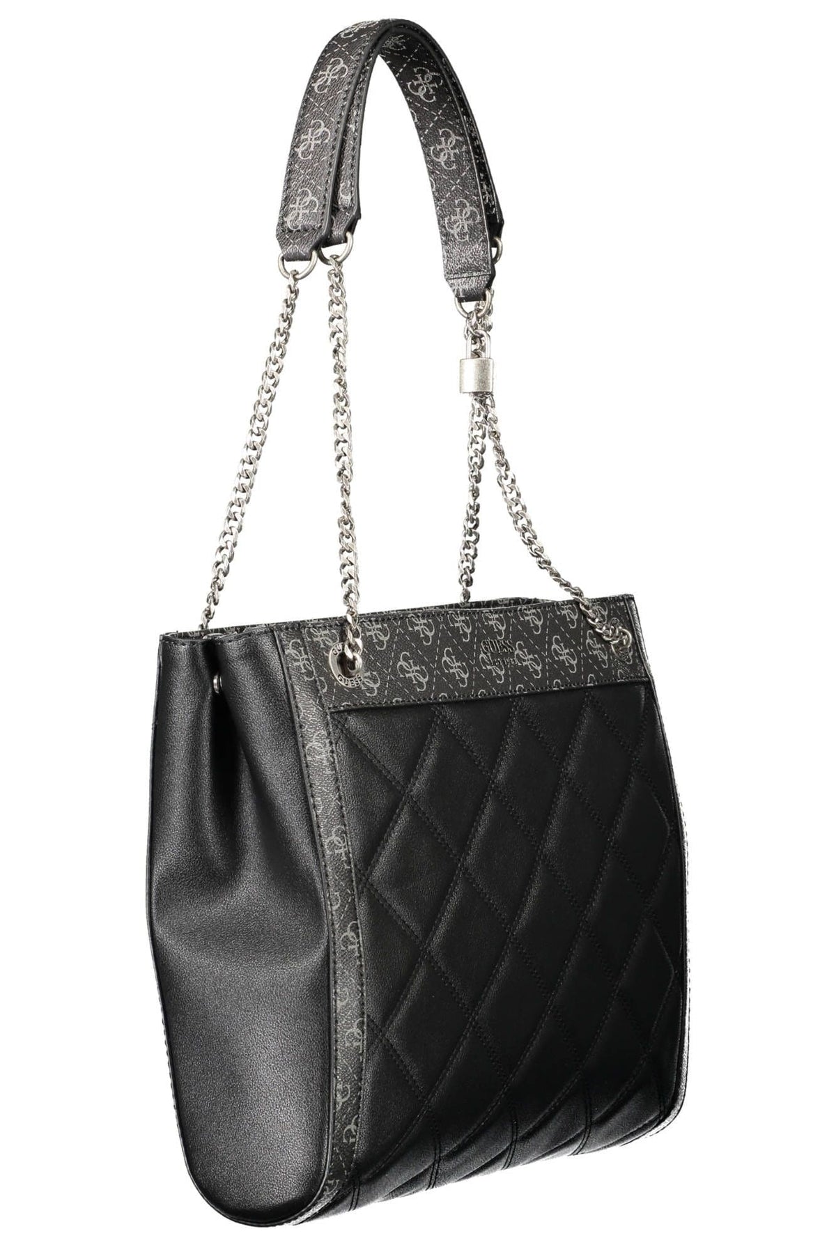 Bolso elegante negro multicompartimentos de Guess Jeans