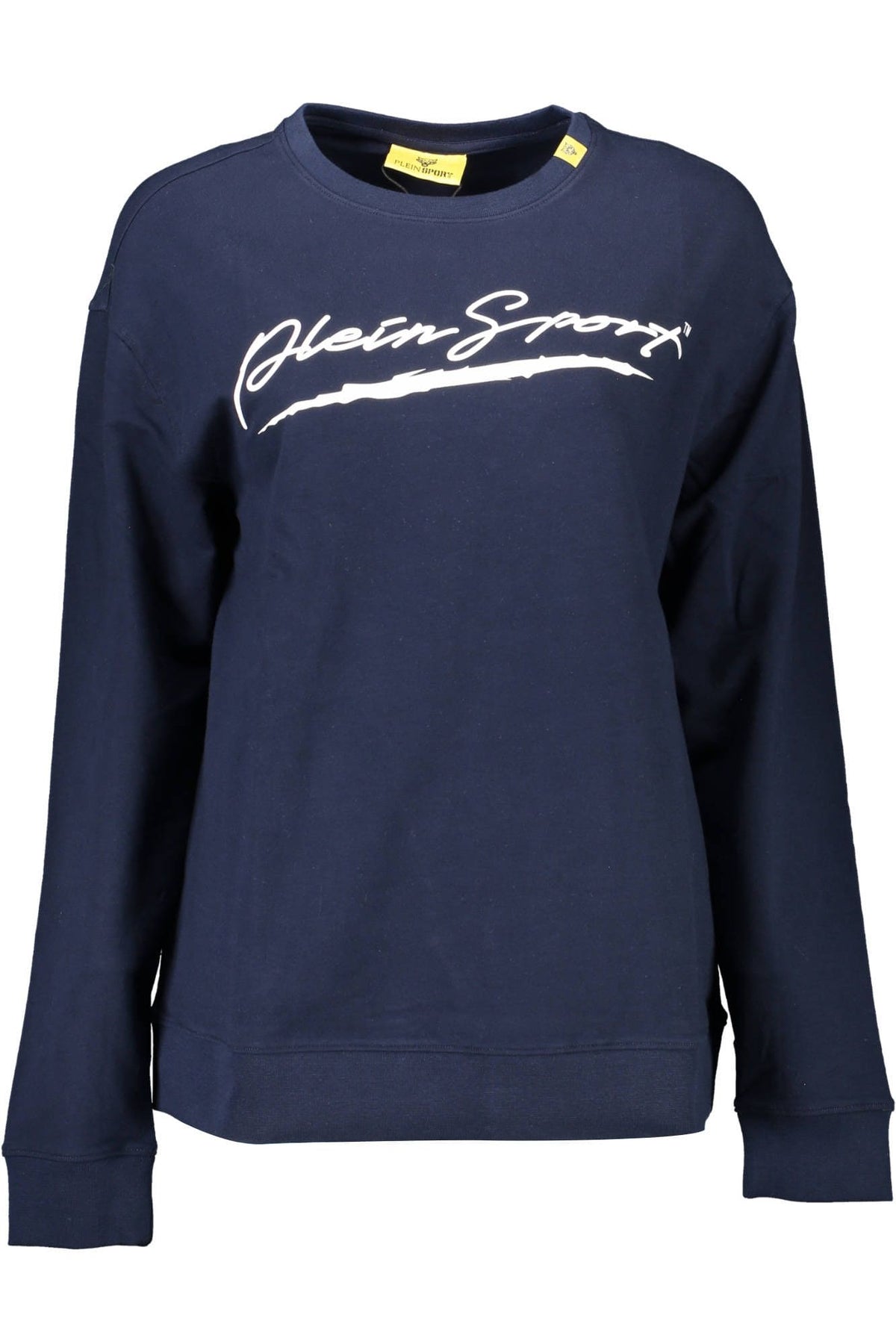 Sudadera de manga larga azul elegante con logotipo de Plein Sport