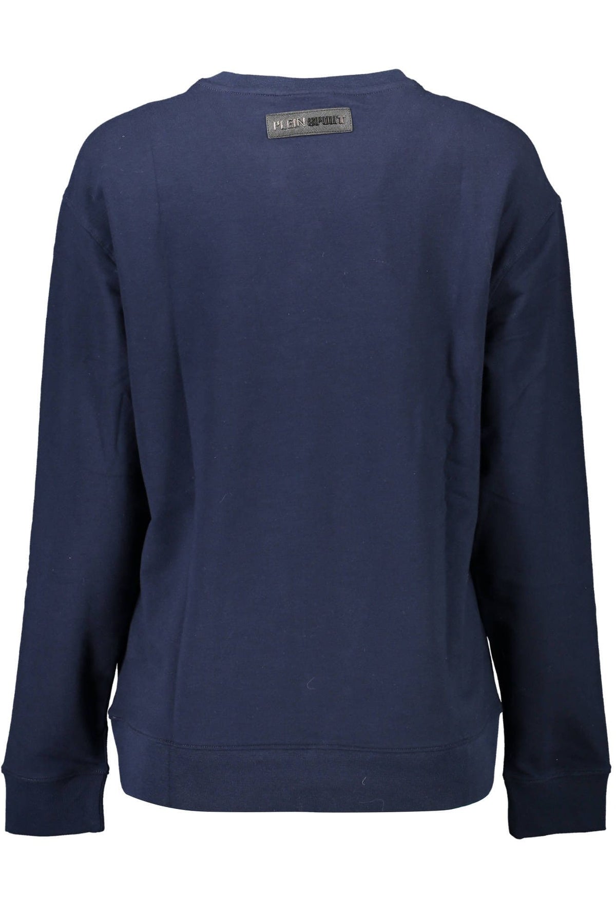 Sudadera de manga larga azul elegante con logotipo de Plein Sport