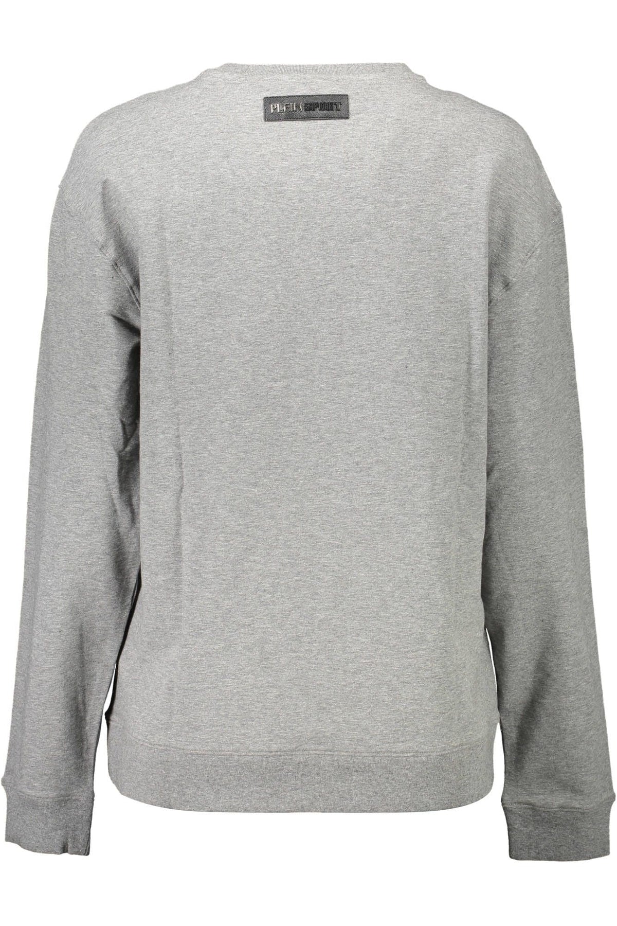 Sudadera con detalle en contraste gris elegante de Plein Sport