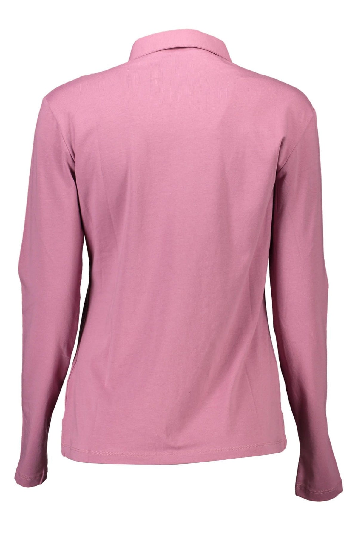 US POLO ASSN. Polo elegante de manga larga en color rosa para mujer