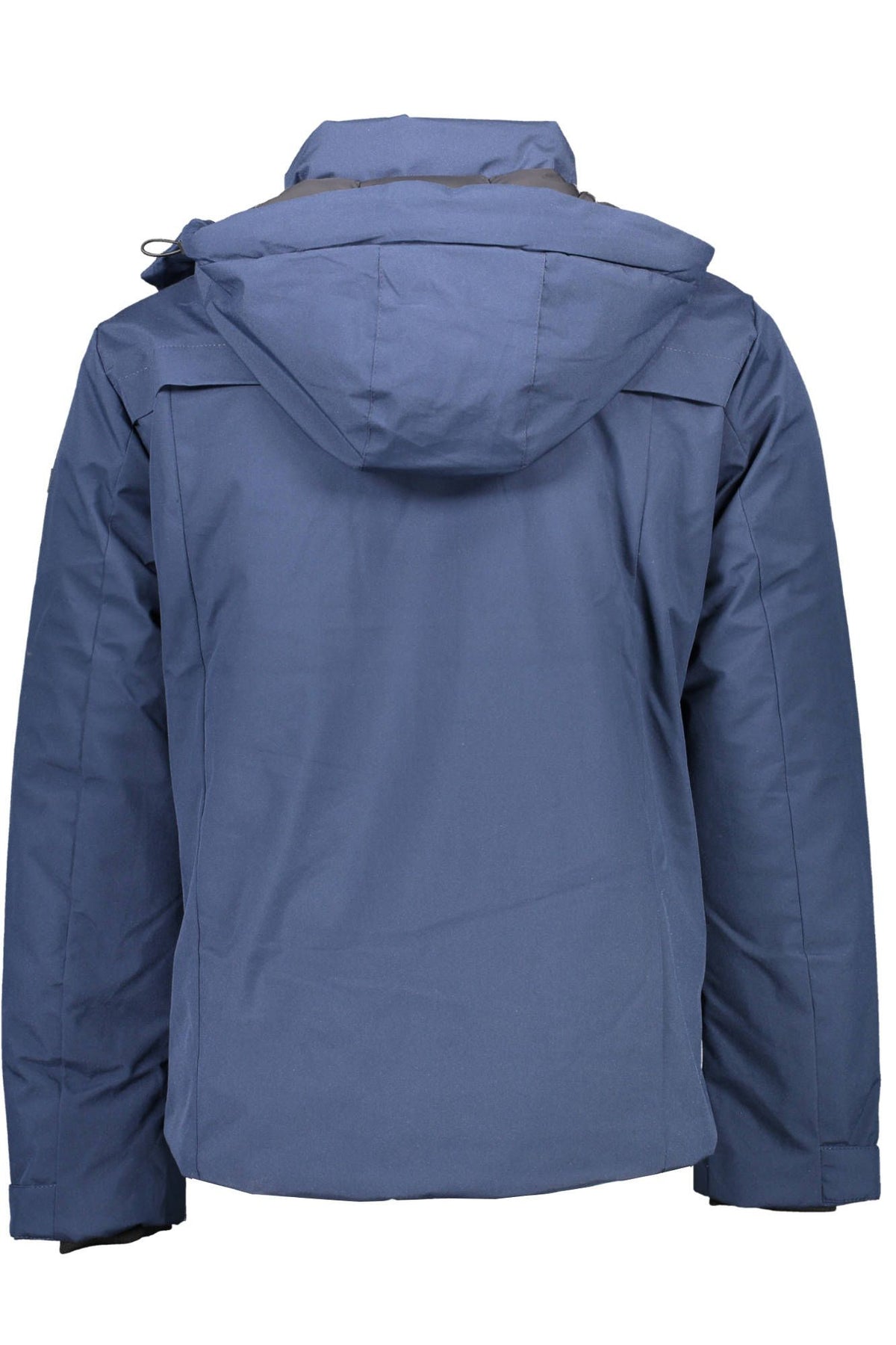 US POLO ASSN. Chaqueta impermeable con capucha azul clásica