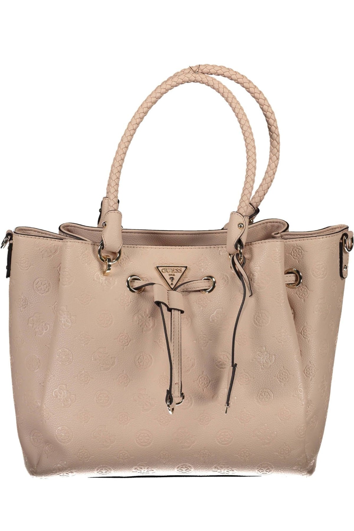 Bolso de mano con cordón Guess Jeans Chic Pink: elegancia atemporal