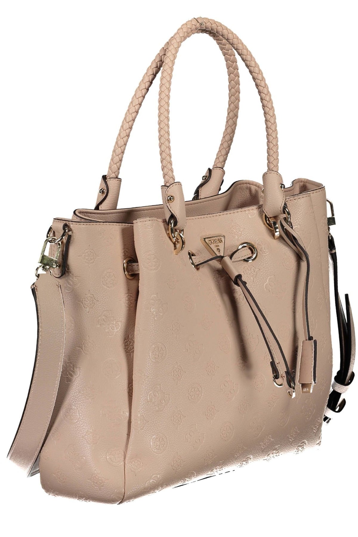 Bolso de mano con cordón Guess Jeans Chic Pink: elegancia atemporal