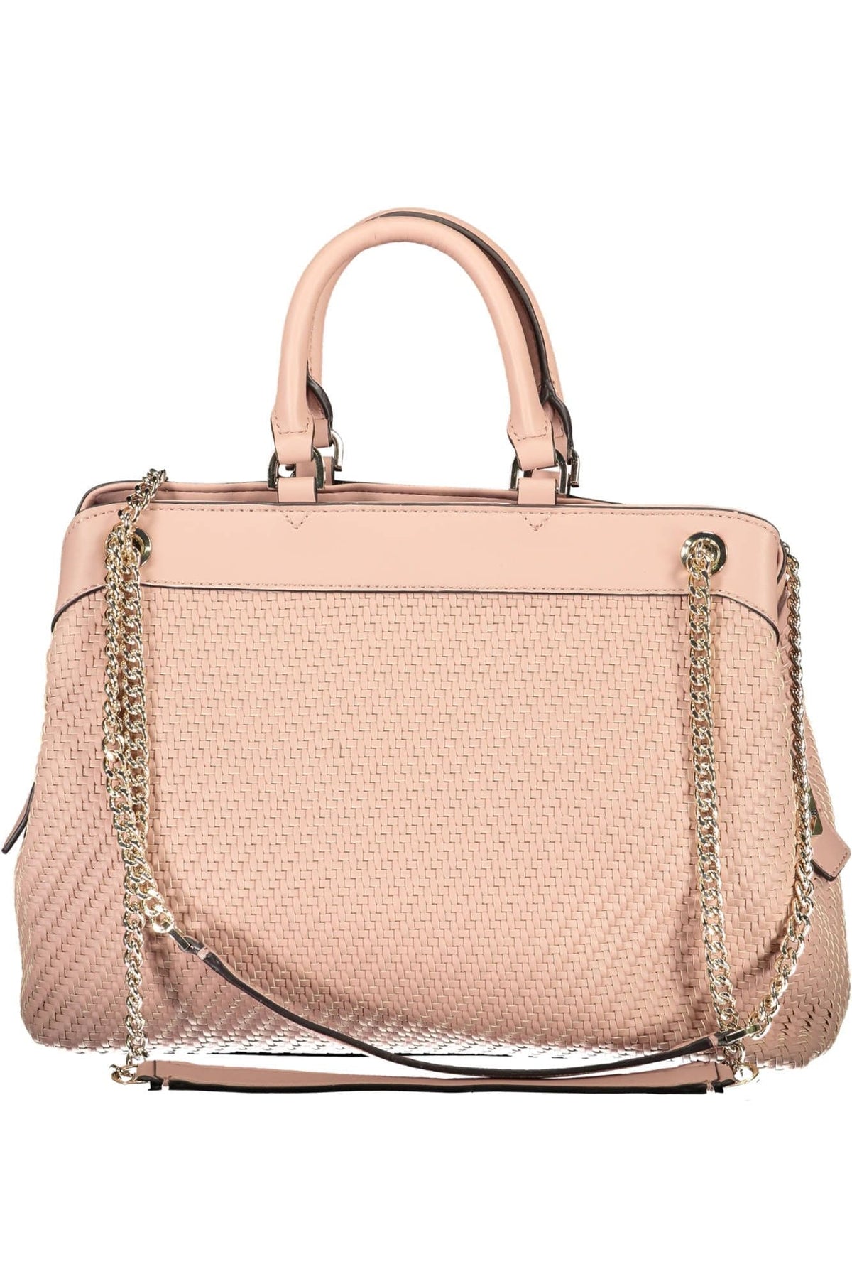 Bolso de hombro con asa de cadena en color rosa chic de Guess Jeans