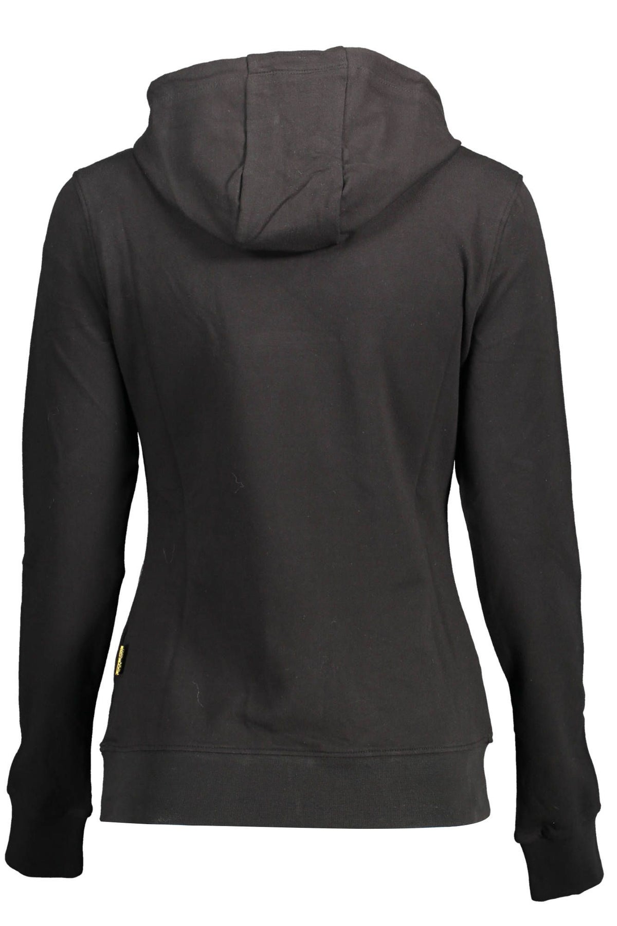 Sudadera con capucha negra elegante y detalles llamativos de Plein Sport