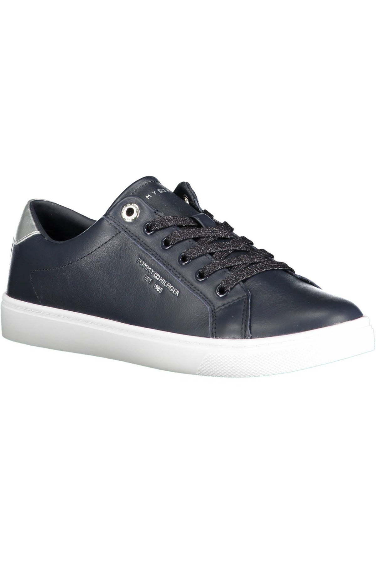 Tommy Hilfiger Chic Blue Contrasting Lace-Up Sneakers