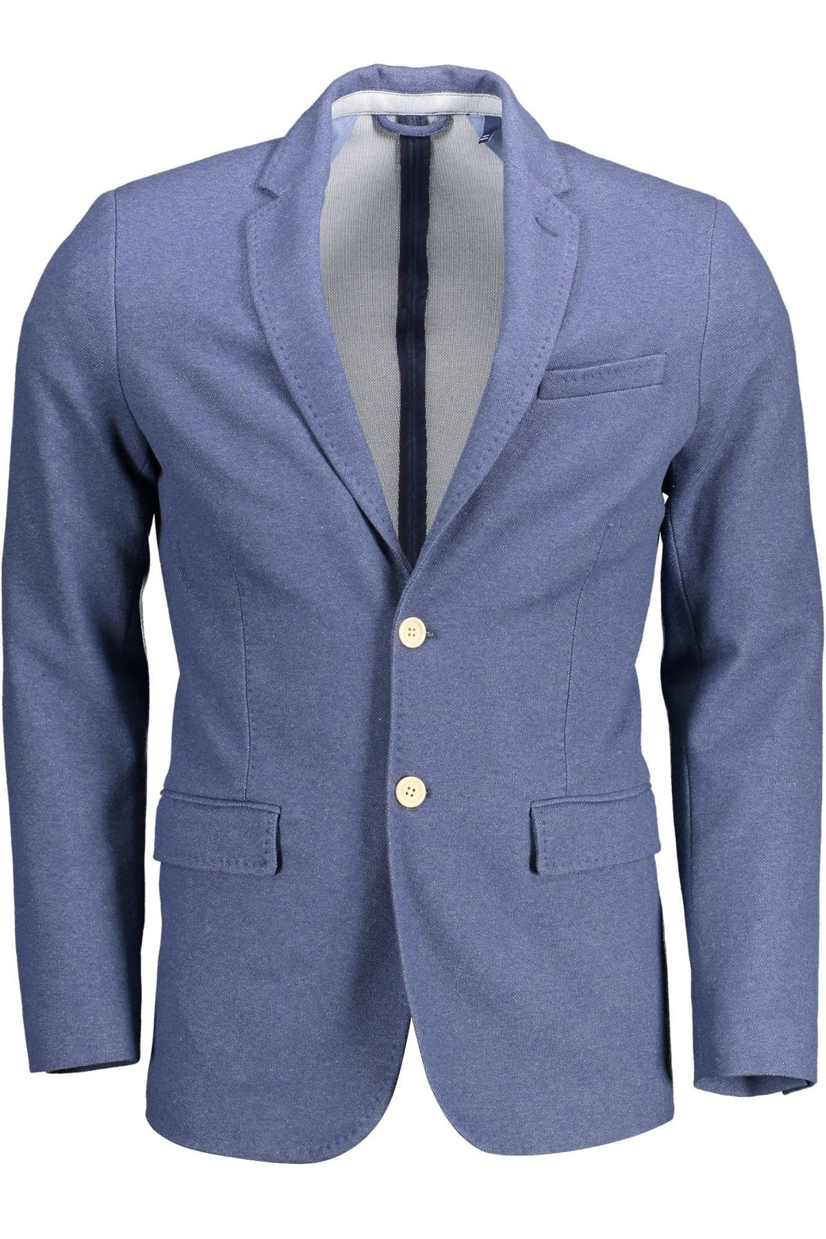 Veste slim chic bleue Gant avec détails élégants