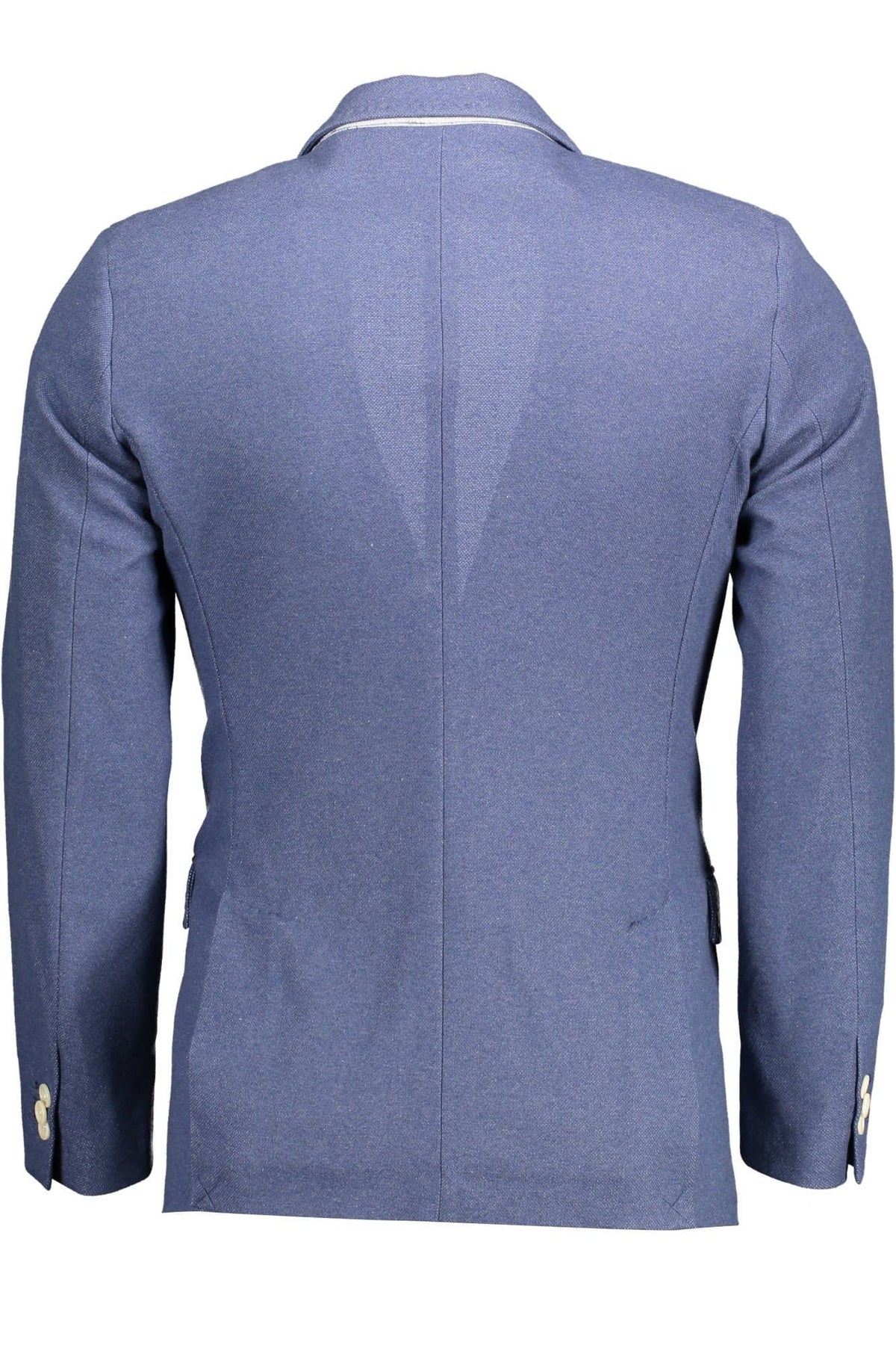 Veste slim chic bleue Gant avec détails élégants