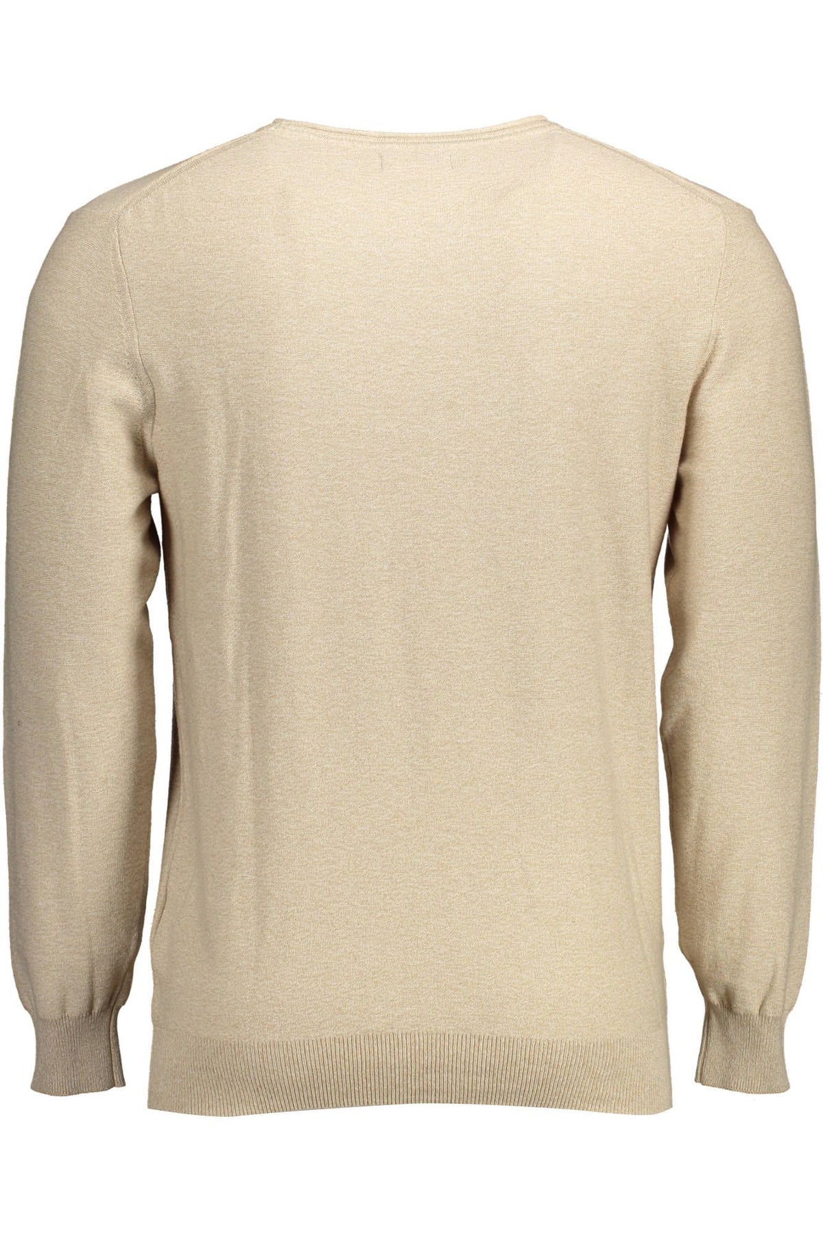 Pull col rond beige élégant avec broderie Gant