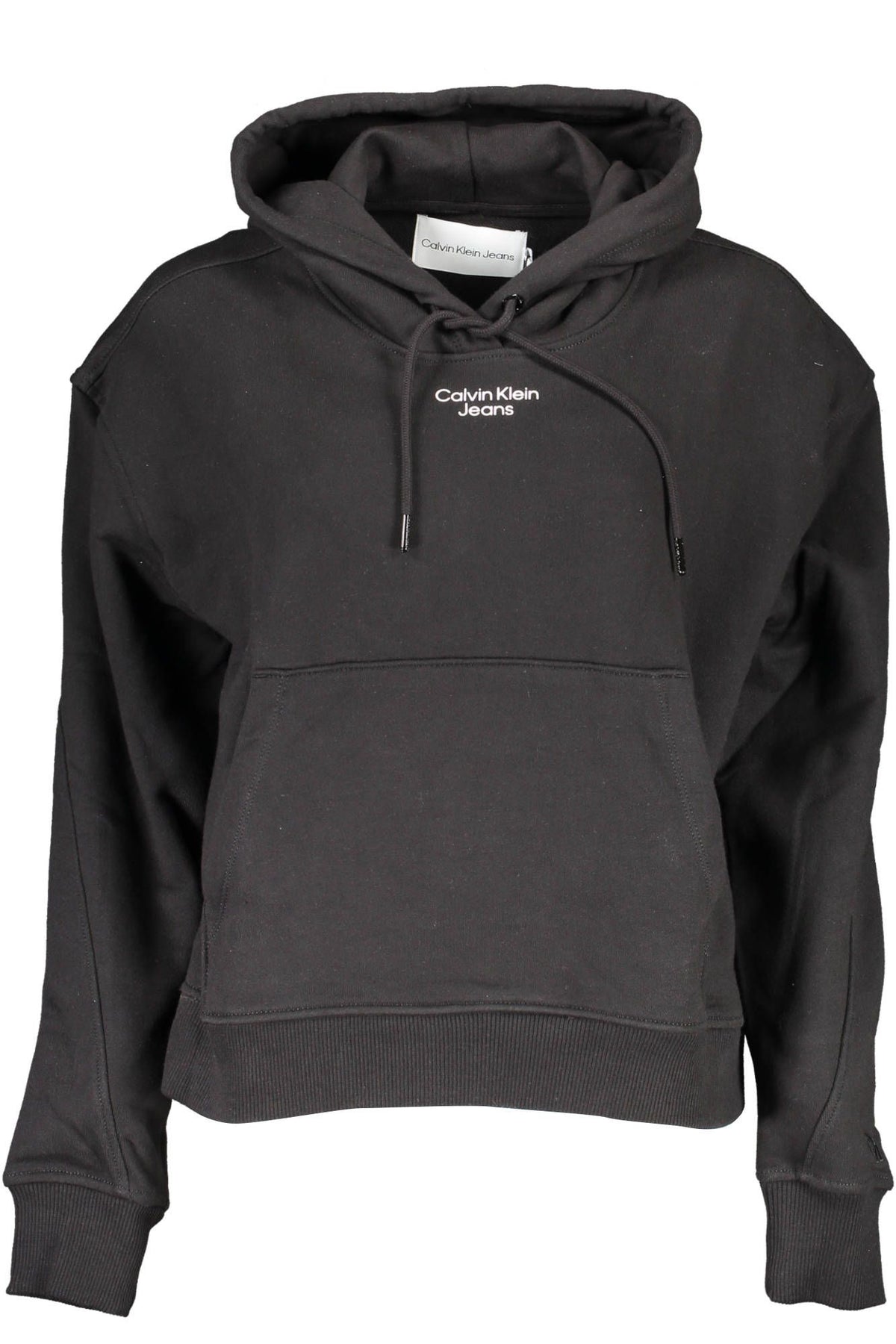 Calvin Klein Elegant Cotton Hooded Sweatshirt with Logo