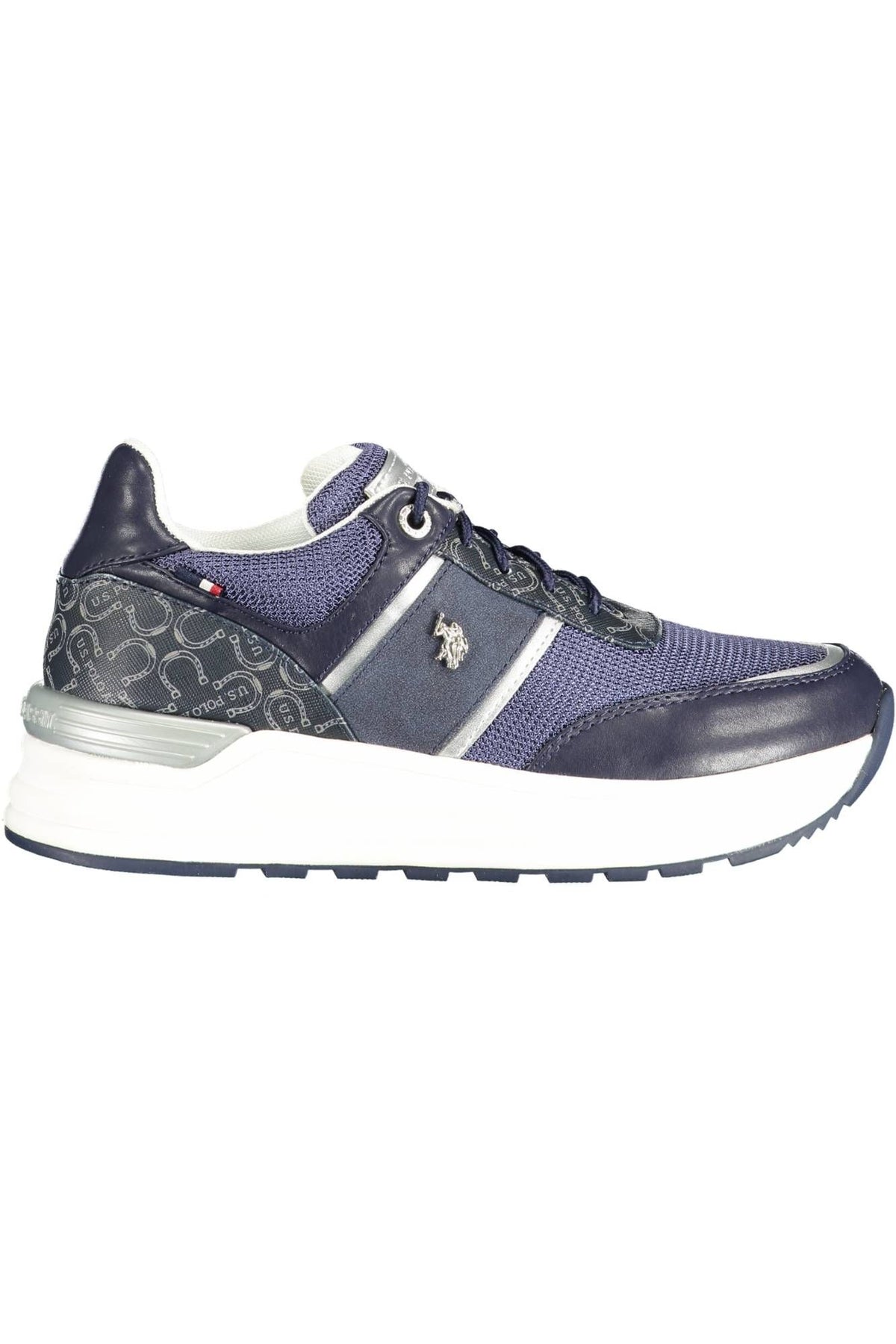 US POLO ASSN. Zapatillas deportivas elegantes con cordones en color azul