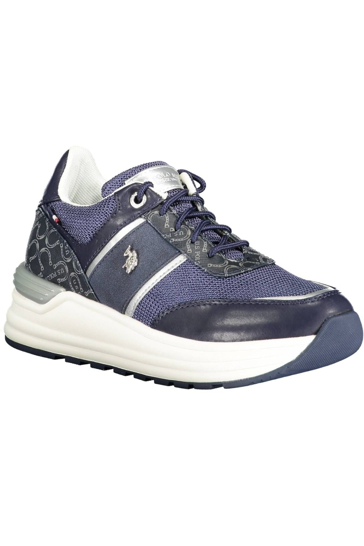 US POLO ASSN. Zapatillas deportivas elegantes con cordones en color azul