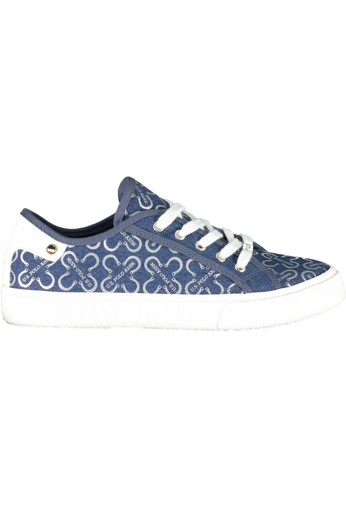 Baskets de sport à lacets bleu chic US POLO ASSN.