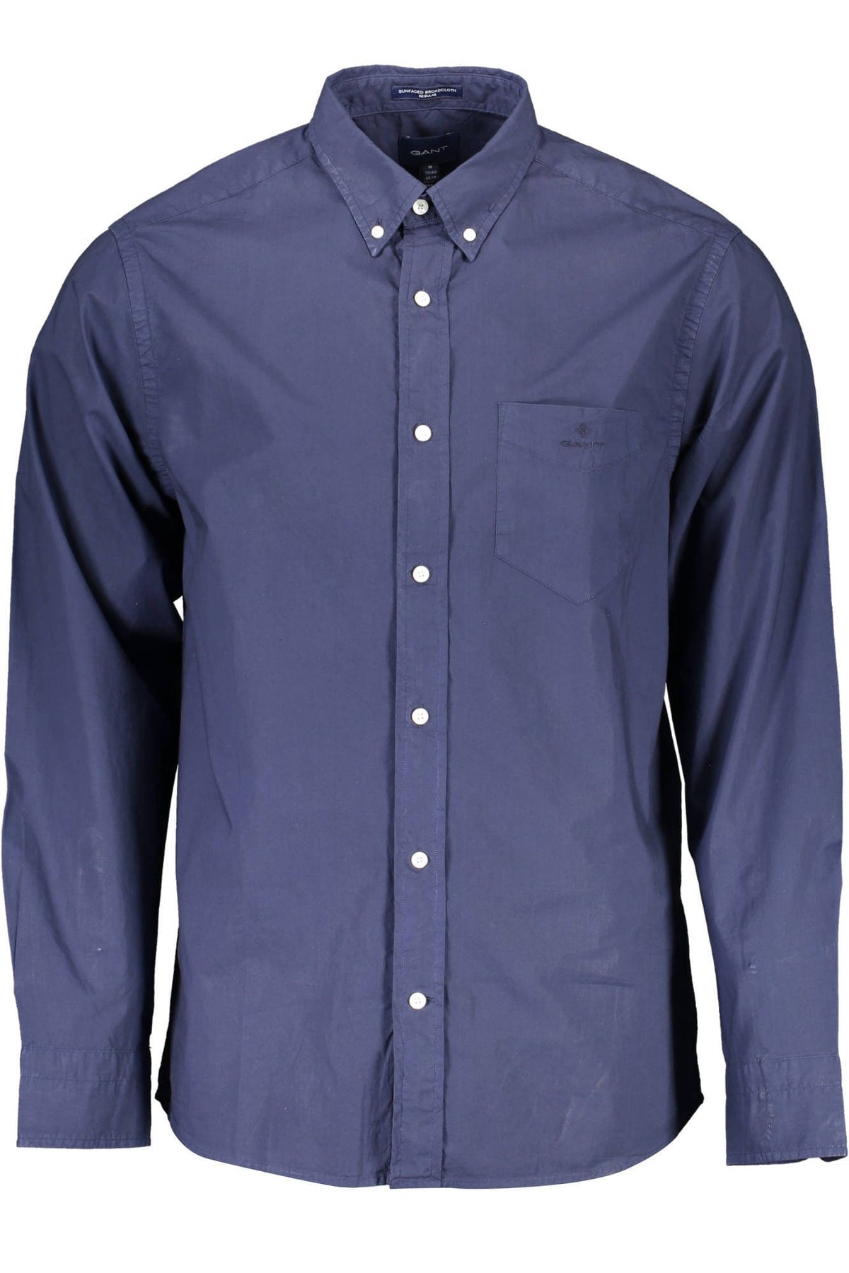 Chemise classique en coton biologique bleu Gant