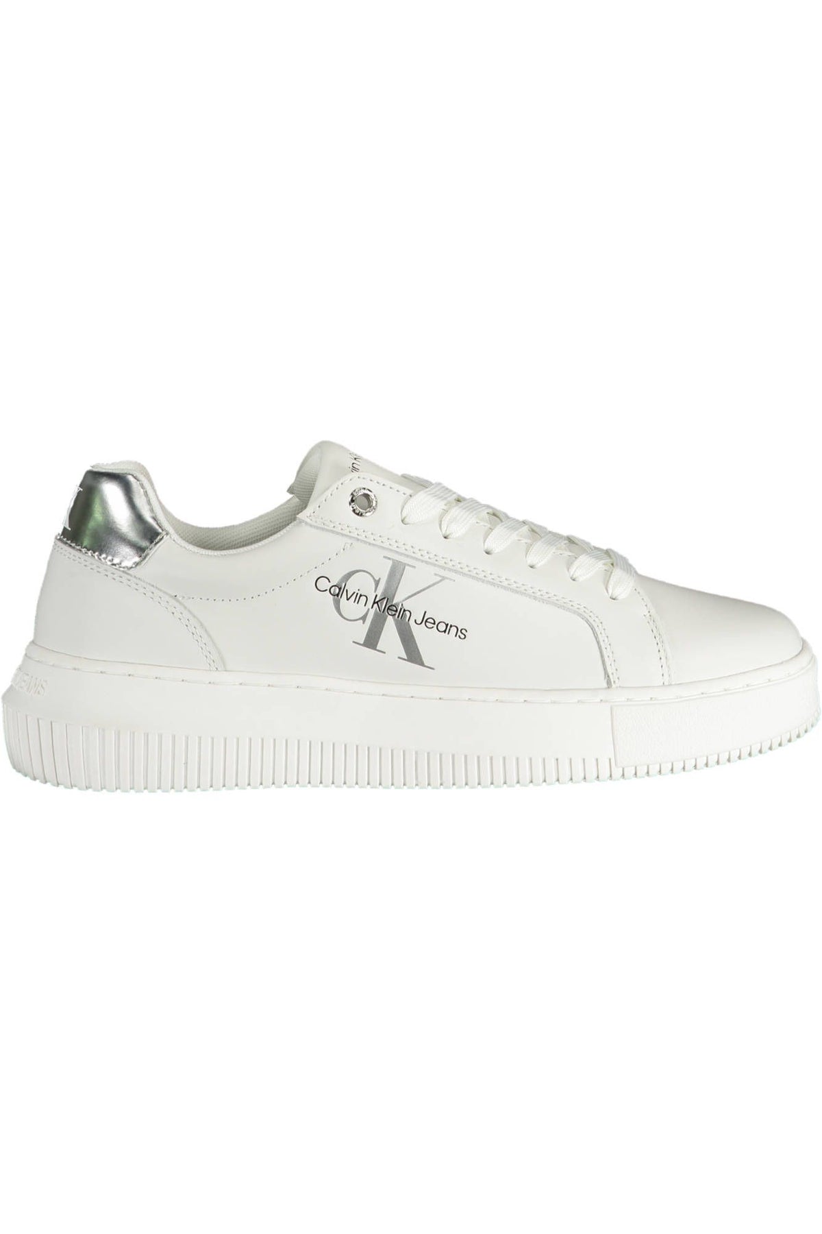 Calvin Klein White Leather Women Sneaker