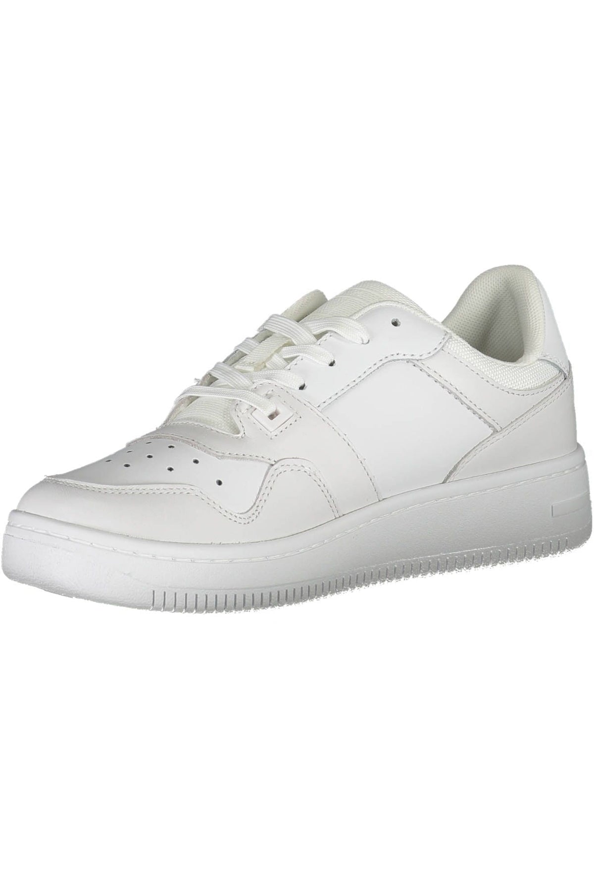 Tommy Hilfiger Sleek White Sneakers with Eco-Conscious Design