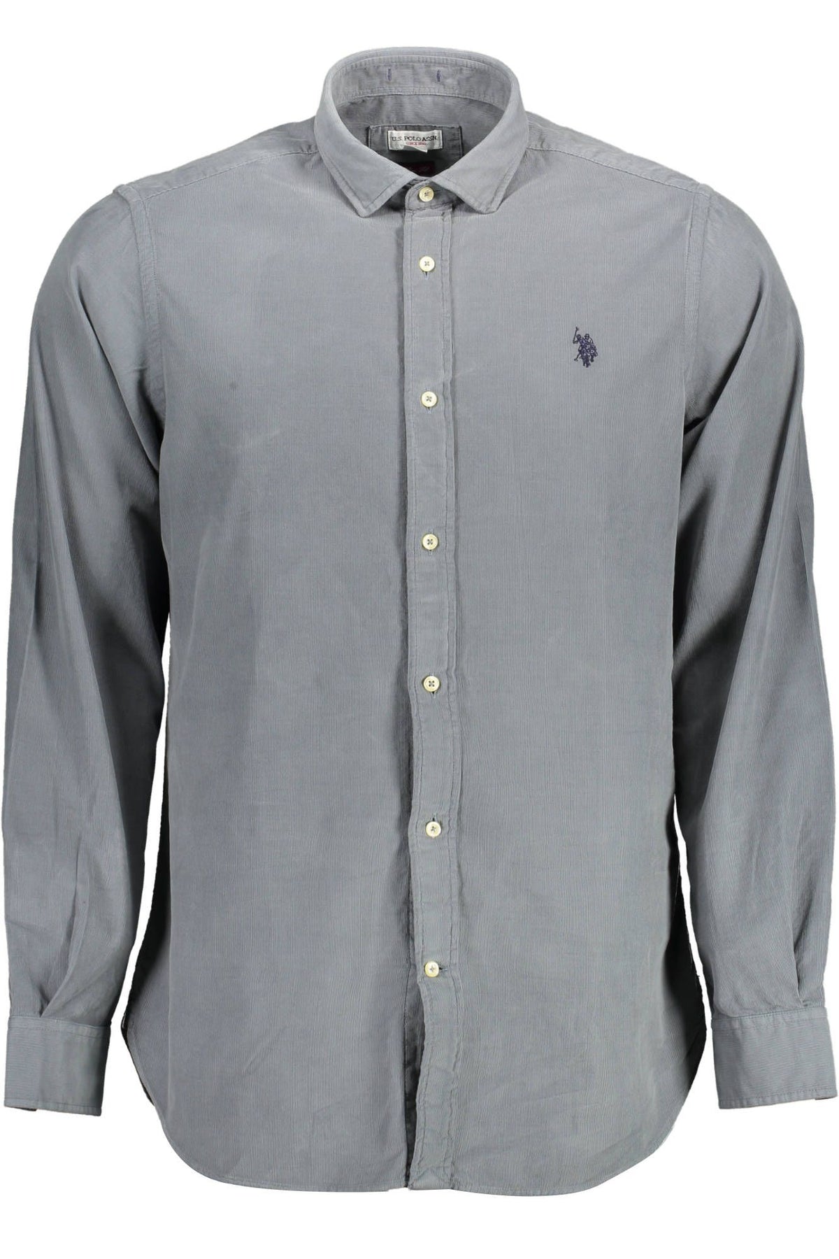 Camisa elegante de corte entallado con botones en color azul de US POLO ASSN