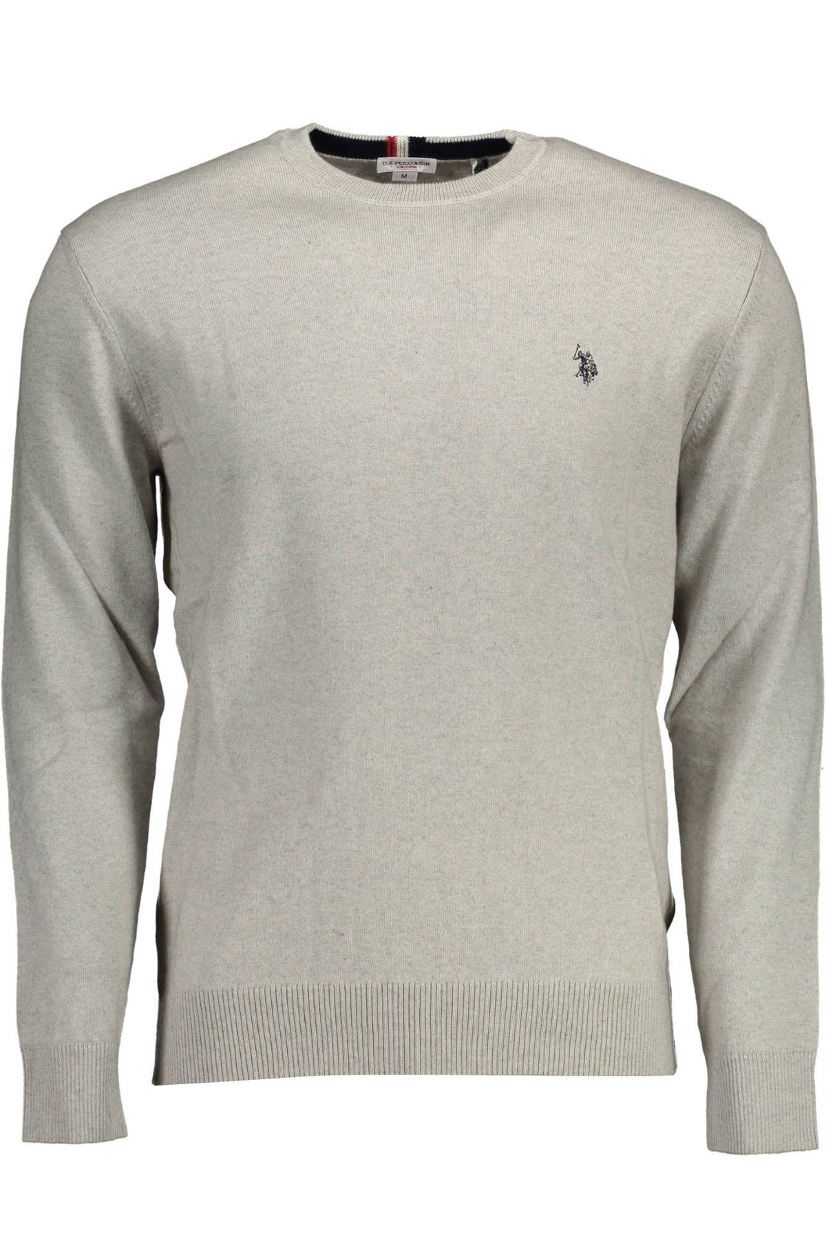 Pull élégant en coton et cachemire gris pour homme de US POLO ASSN.