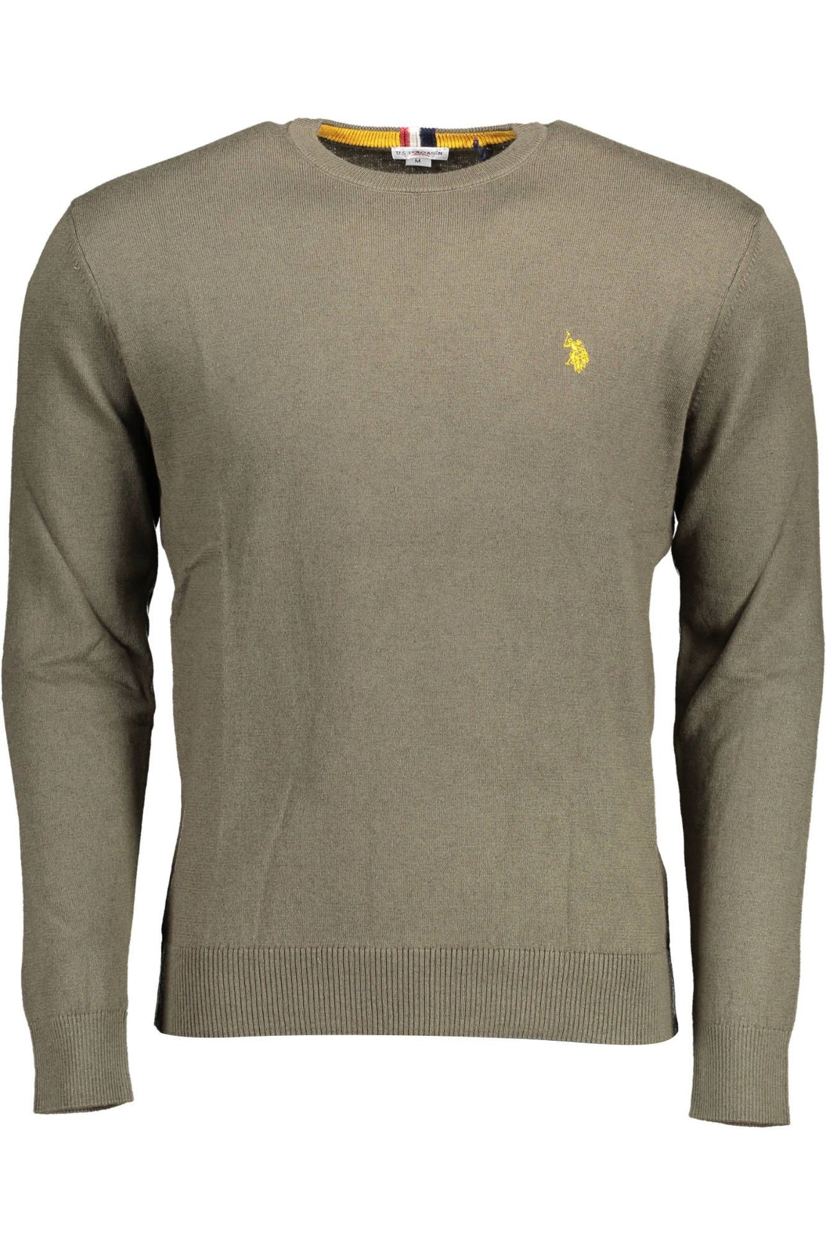 Pull classique en coton et cachemire vert US POLO ASSN.