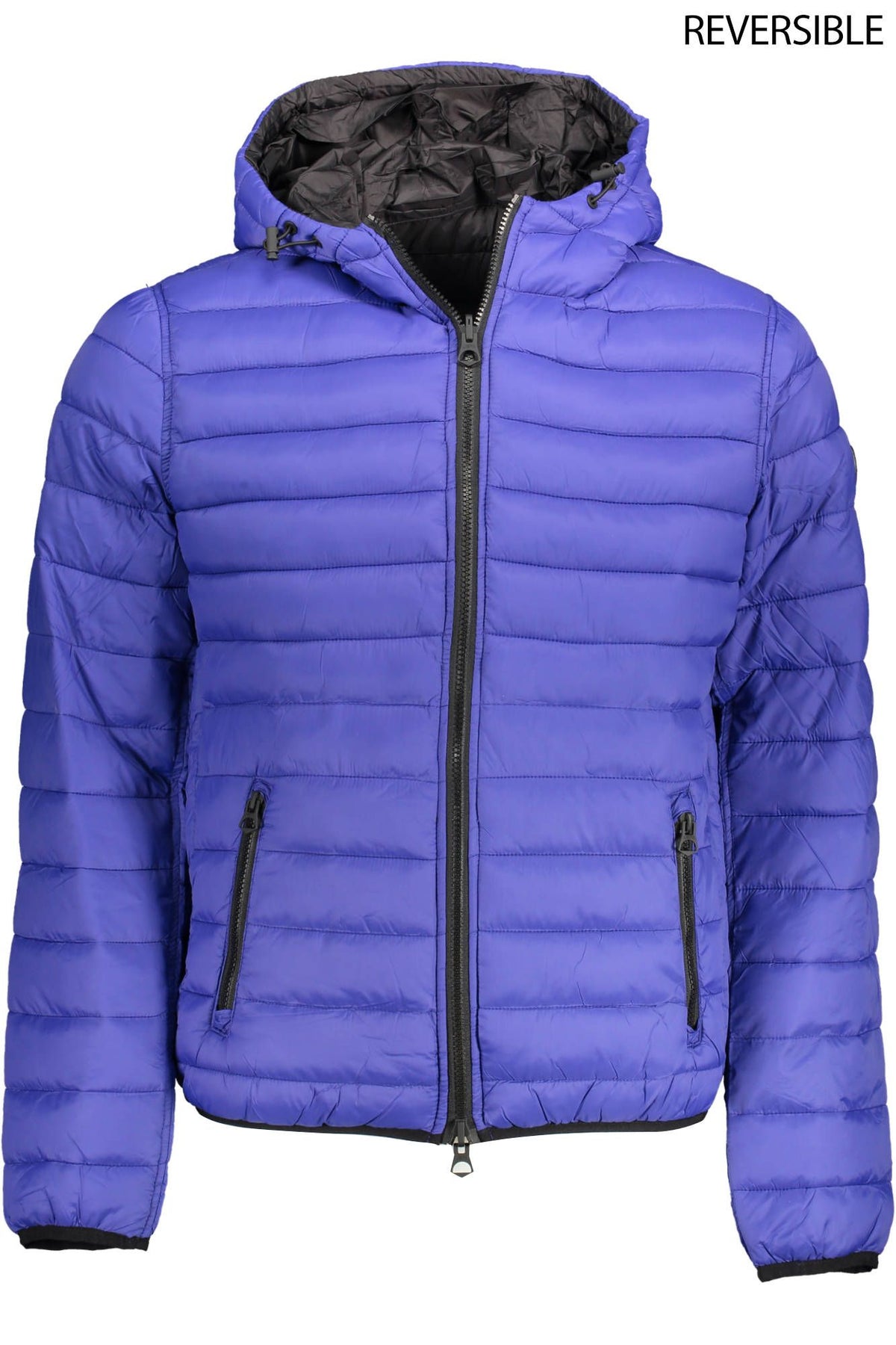 US POLO ASSN. Chaqueta informal reversible azul y negra