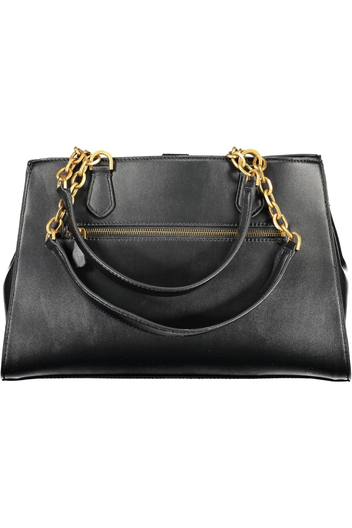 Bolso de mano Guess Jeans Chic de poliuretano negro con detalles en contraste