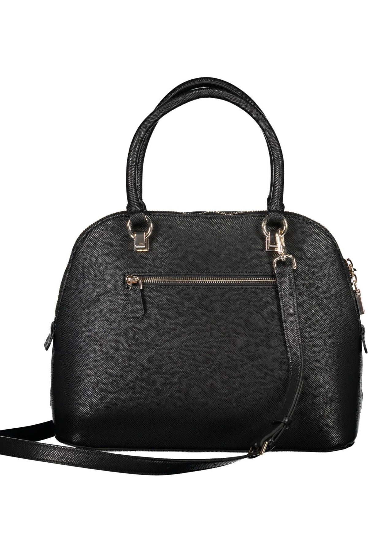 Bolso de mano Guess Jeans Chic en color negro con detalles en contraste