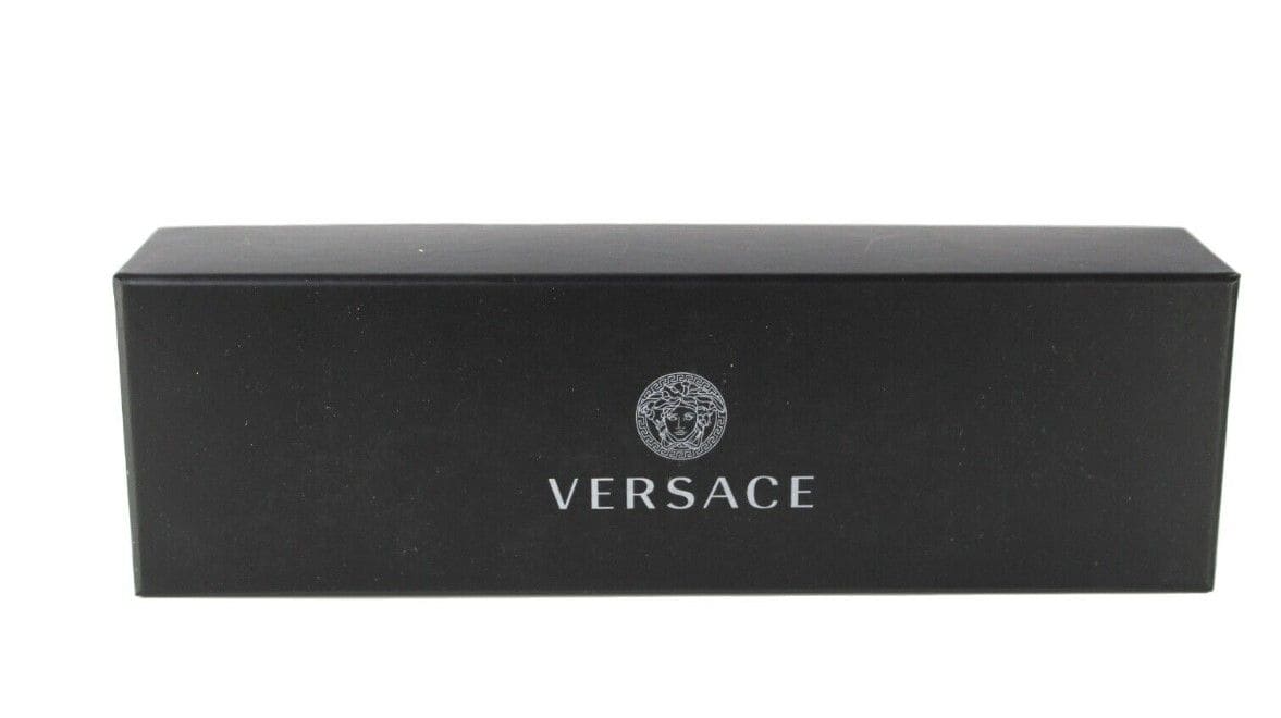 Bracelet Versace Medusa Western Buckle en cuir lisse et laiton plaqué or