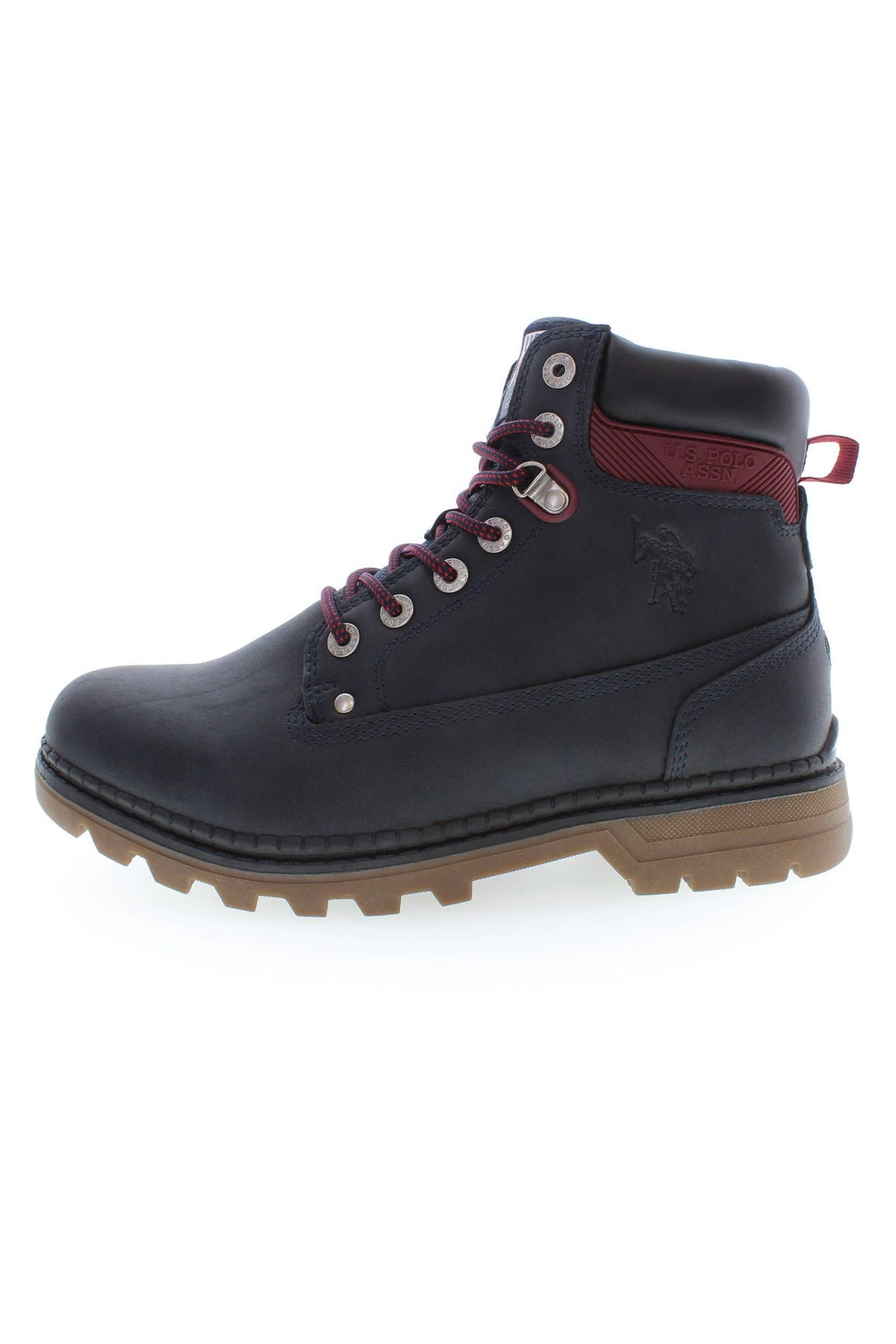 US POLO ASSN. Elegantes botas altas azules con detalle de encaje