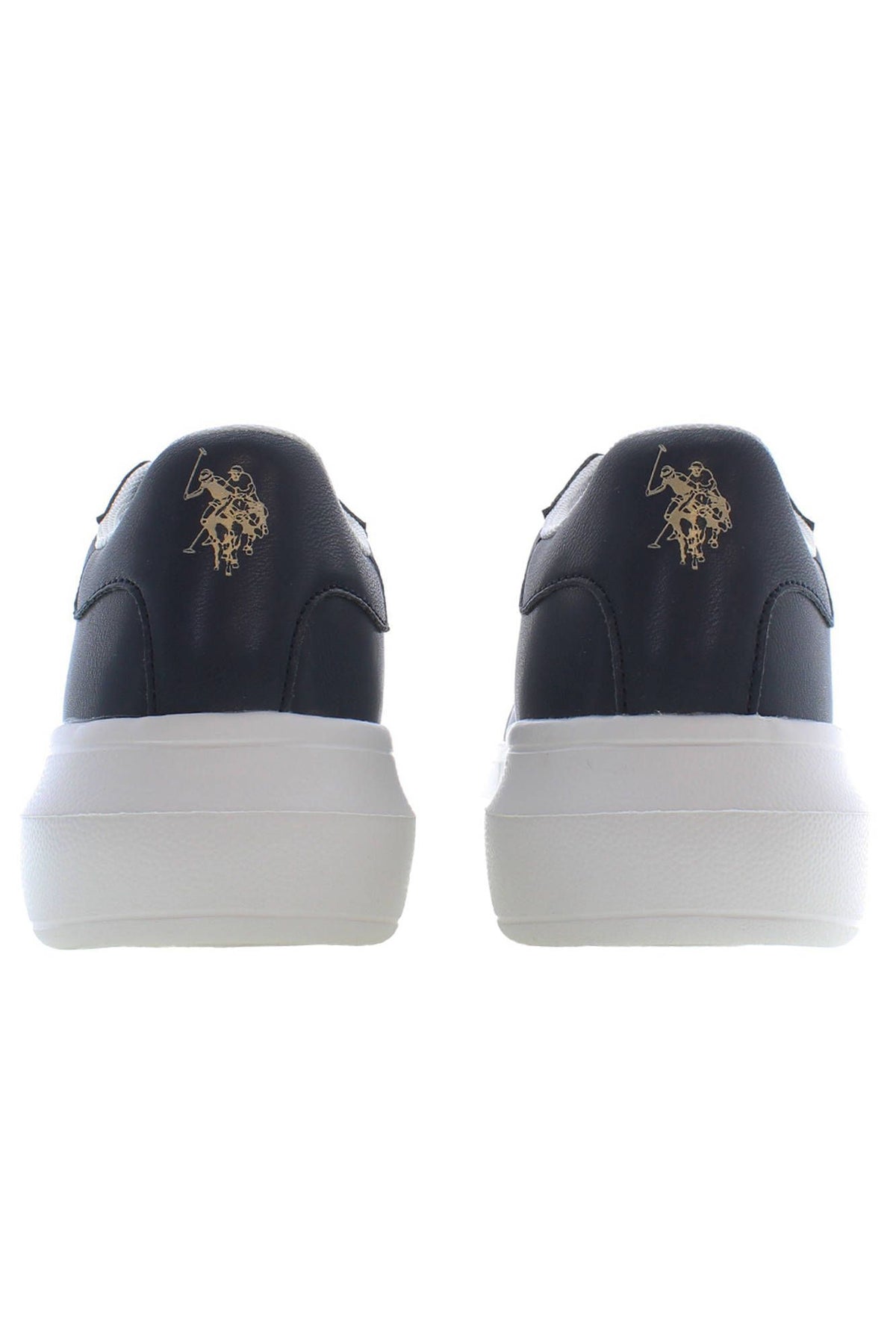 US POLO ASSN. Zapatillas elegantes con cordones en color azul y detalle de logotipo