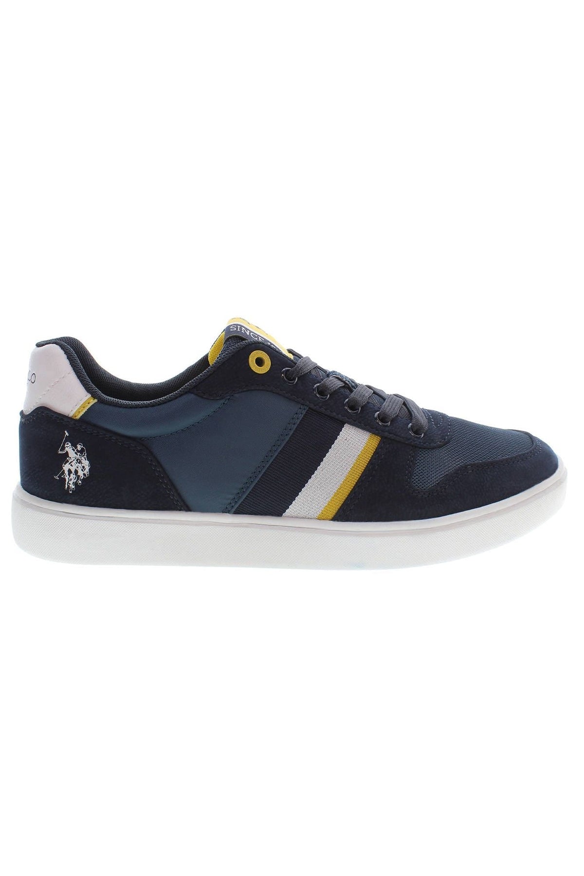 Baskets bleues élégantes avec détails contrastés US POLO ASSN.