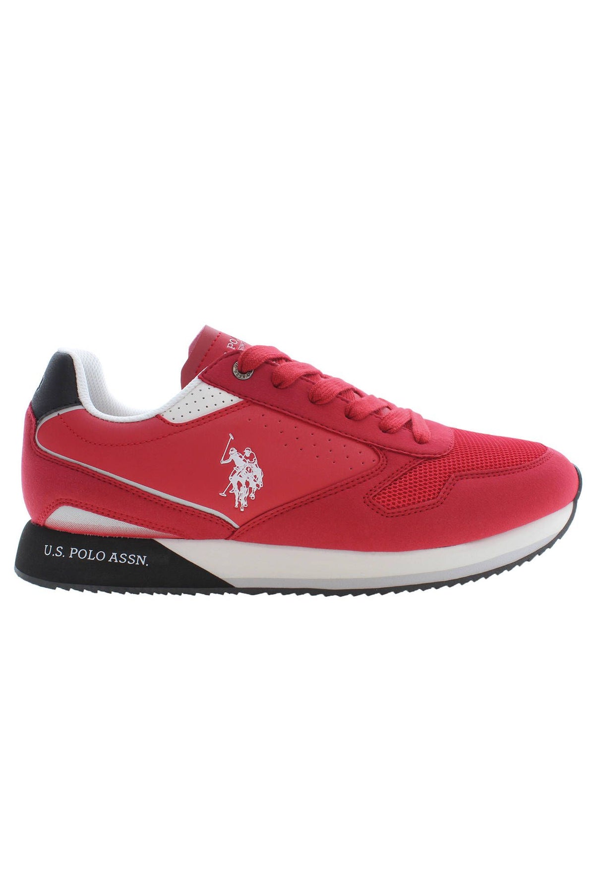 US POLO ASSN. Elegantes zapatillas deportivas rosas con cordones