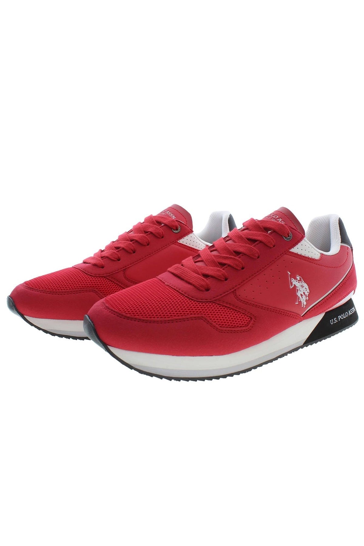 US POLO ASSN. Elegantes zapatillas deportivas rosas con cordones