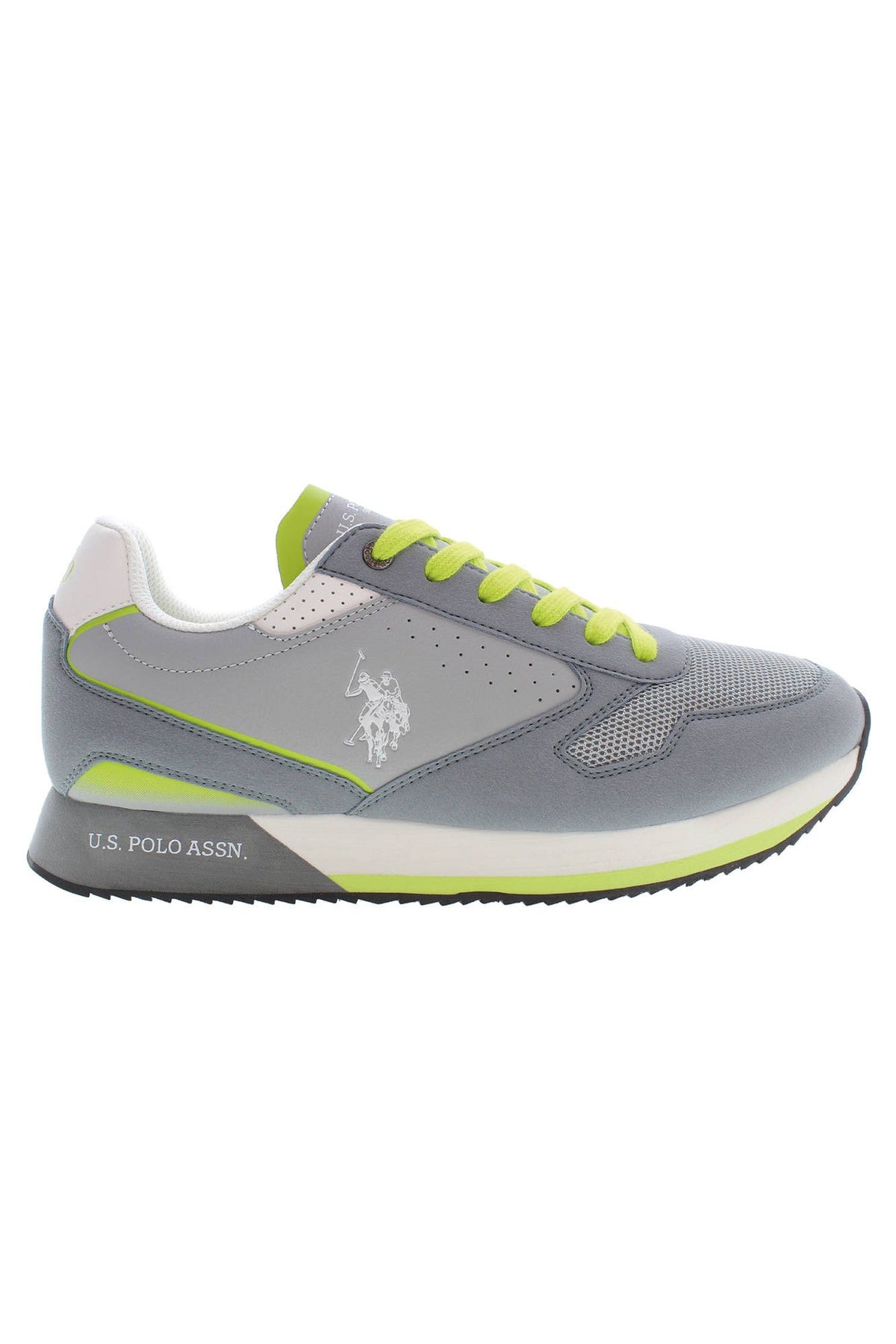 US POLO ASSN. Zapatillas deportivas con cordones en color gris elegante