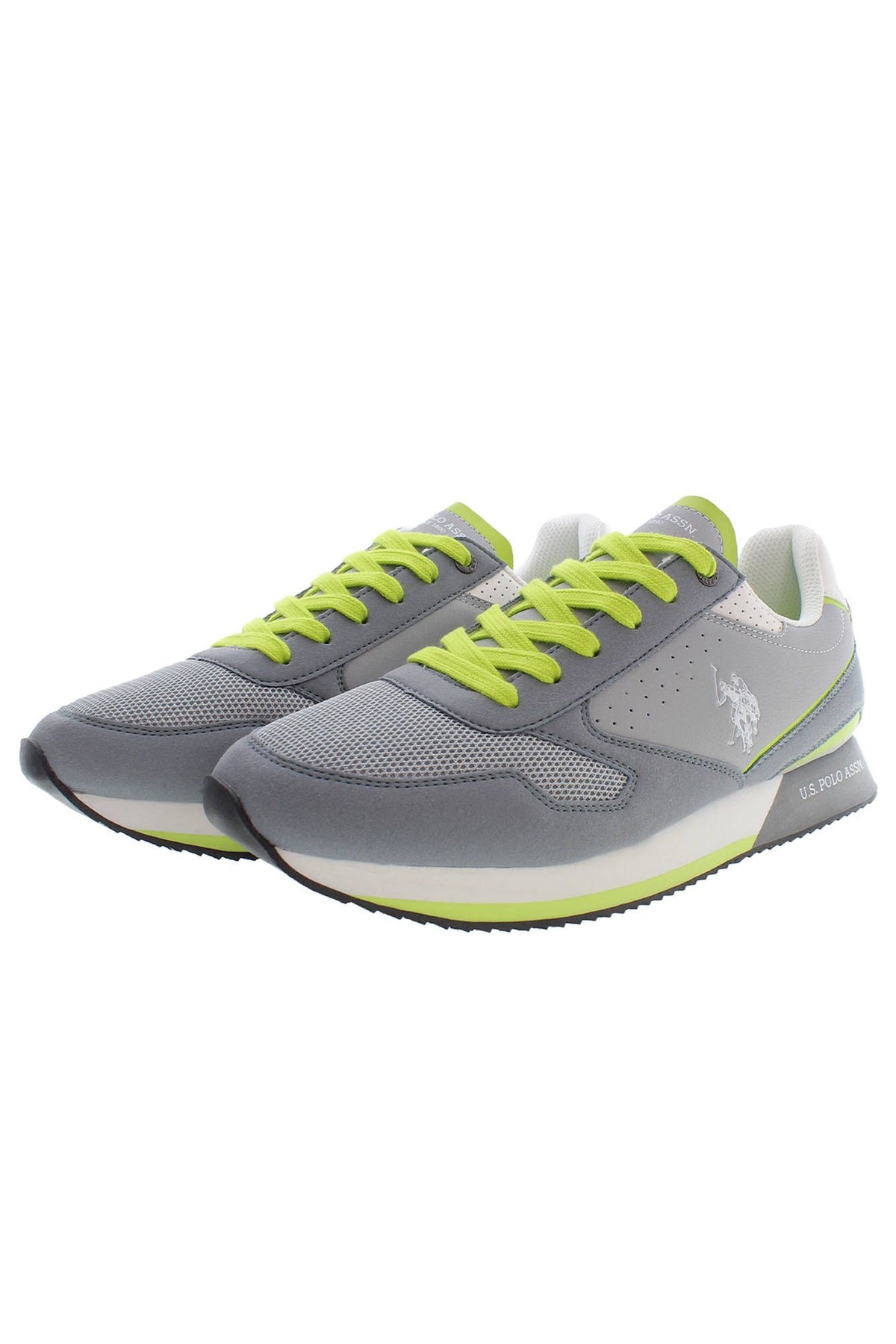 US POLO ASSN. Zapatillas deportivas con cordones en color gris elegante