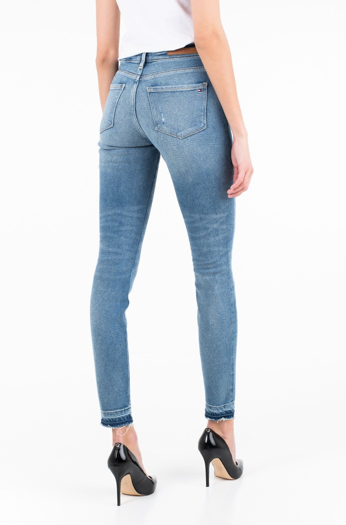 Jeggings elegantes hasta los tobillos con cintura normal de Tommy Hilfiger