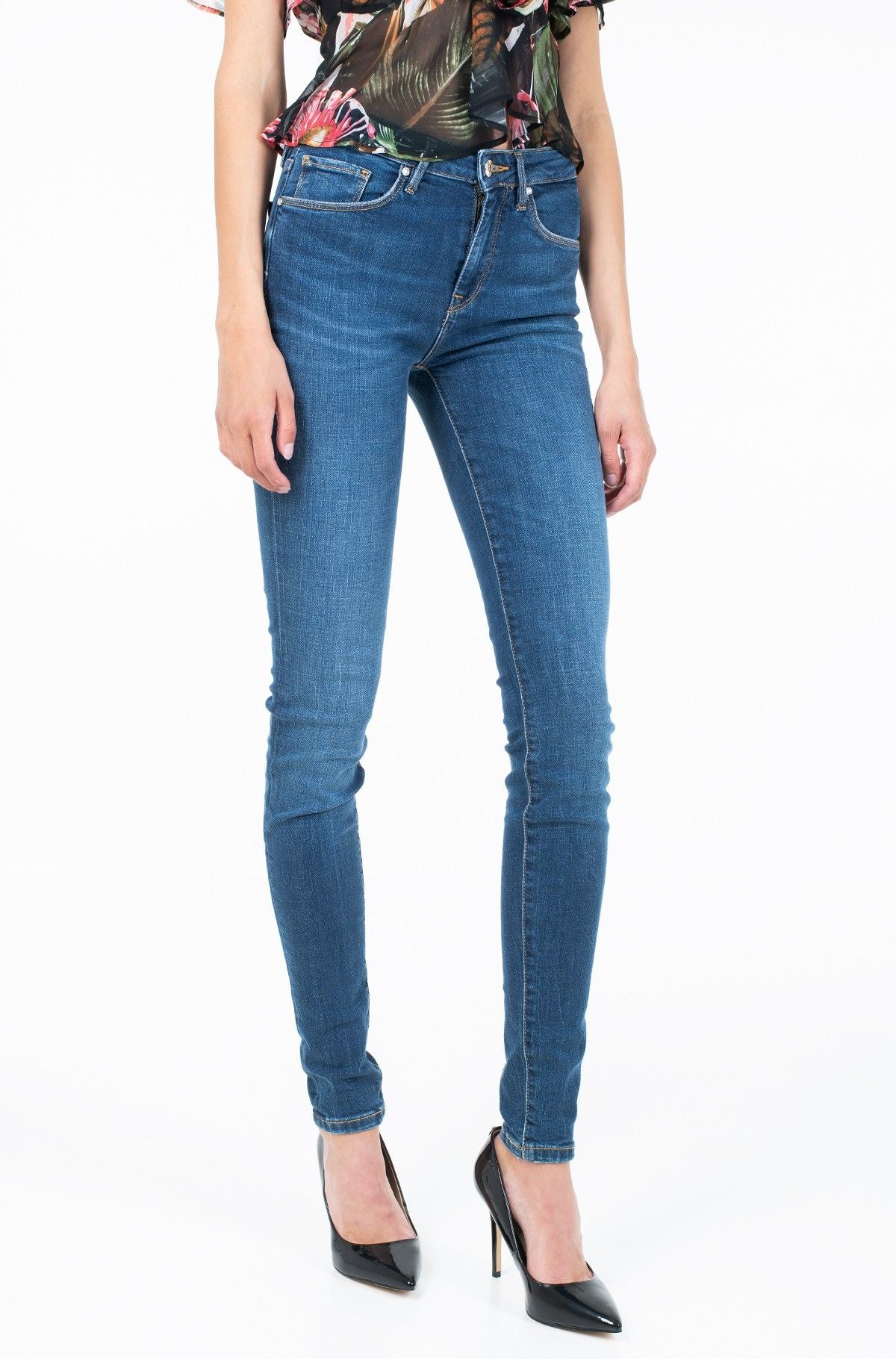 Jean bleu élégant coupe jegging Tommy Hilfiger