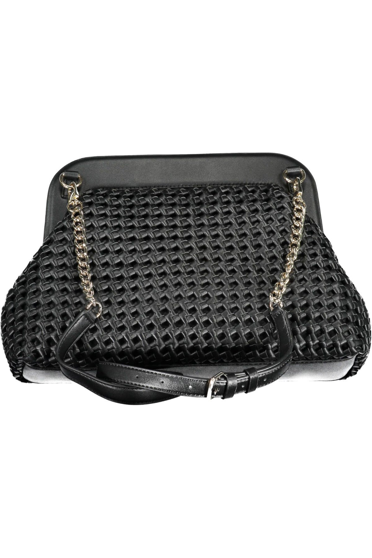 Bolso tipo cartera Guess Jeans Chic de poliuretano negro con detalle de logotipo